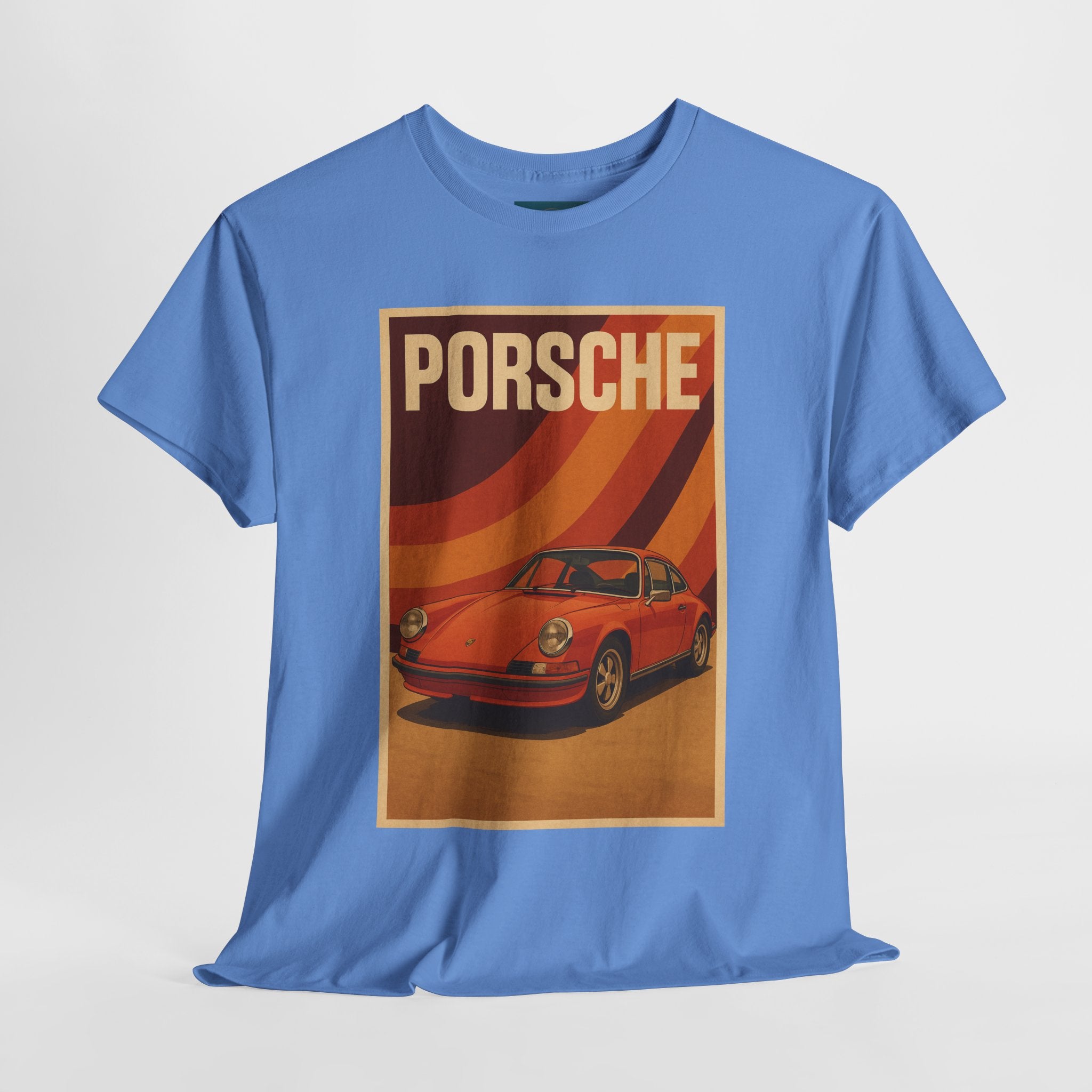 1970s style Porsche 911 T‑Shirt – Unisex Cotton Tee for Car Enthusiasts