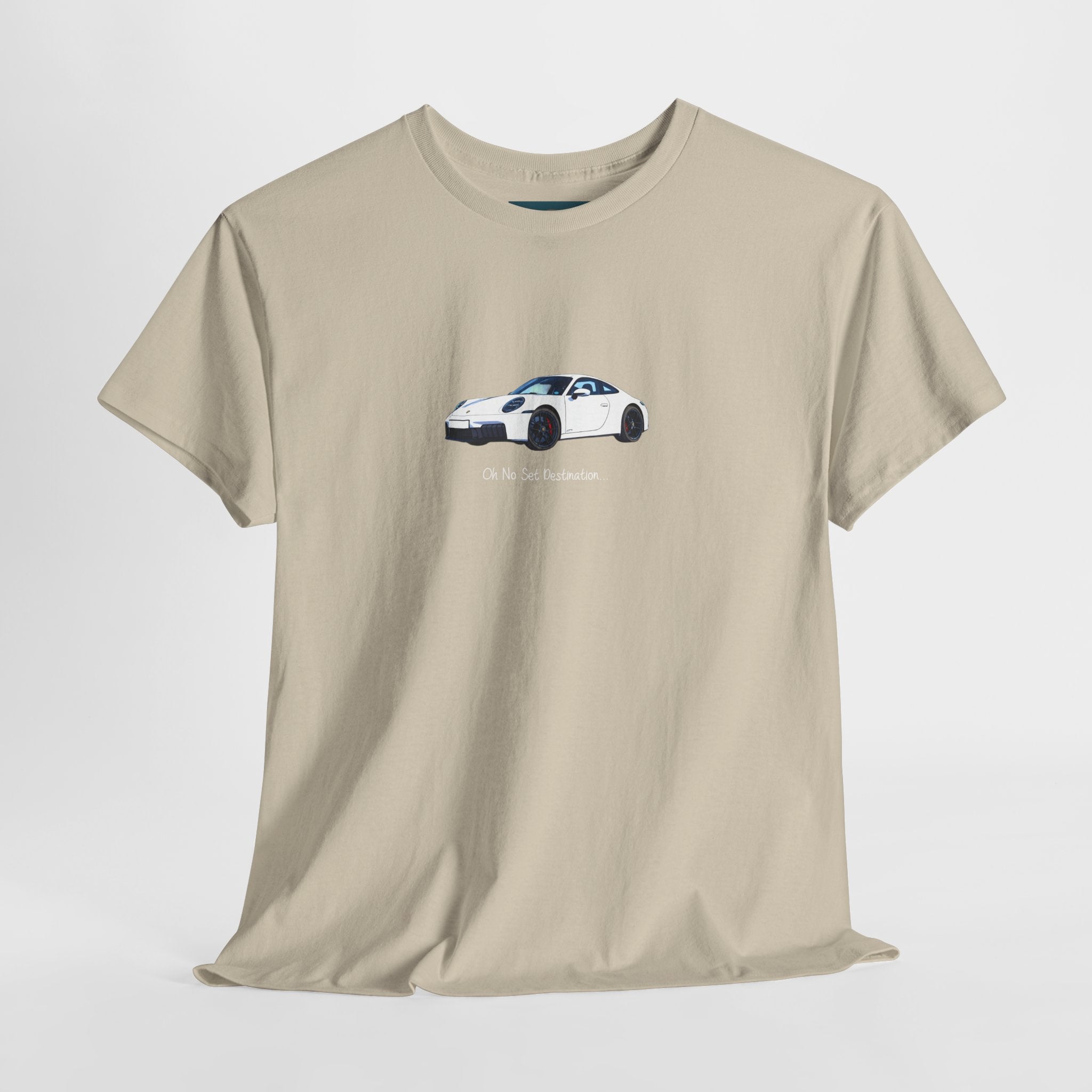 Porsche 'Oh no set destination' Tee – Stylish & Unique Cotton t-shirt