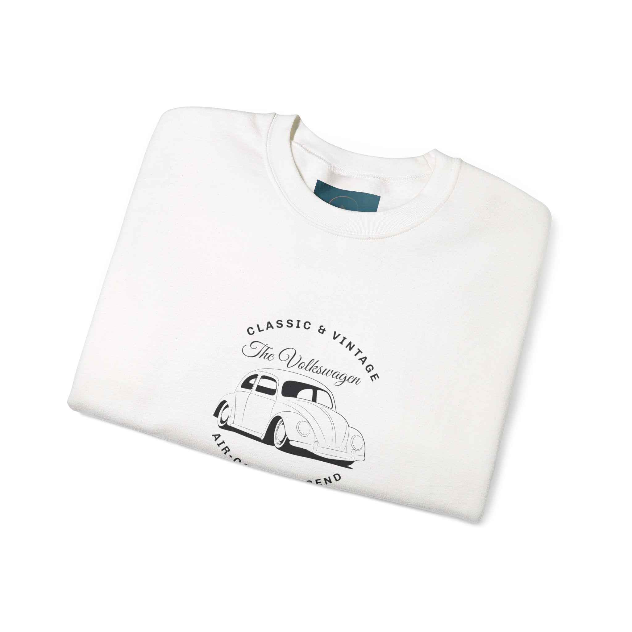 The Vintage Bug Sweatshirt – Classic VW Beetle Unisex Cotton Blend Crewneck