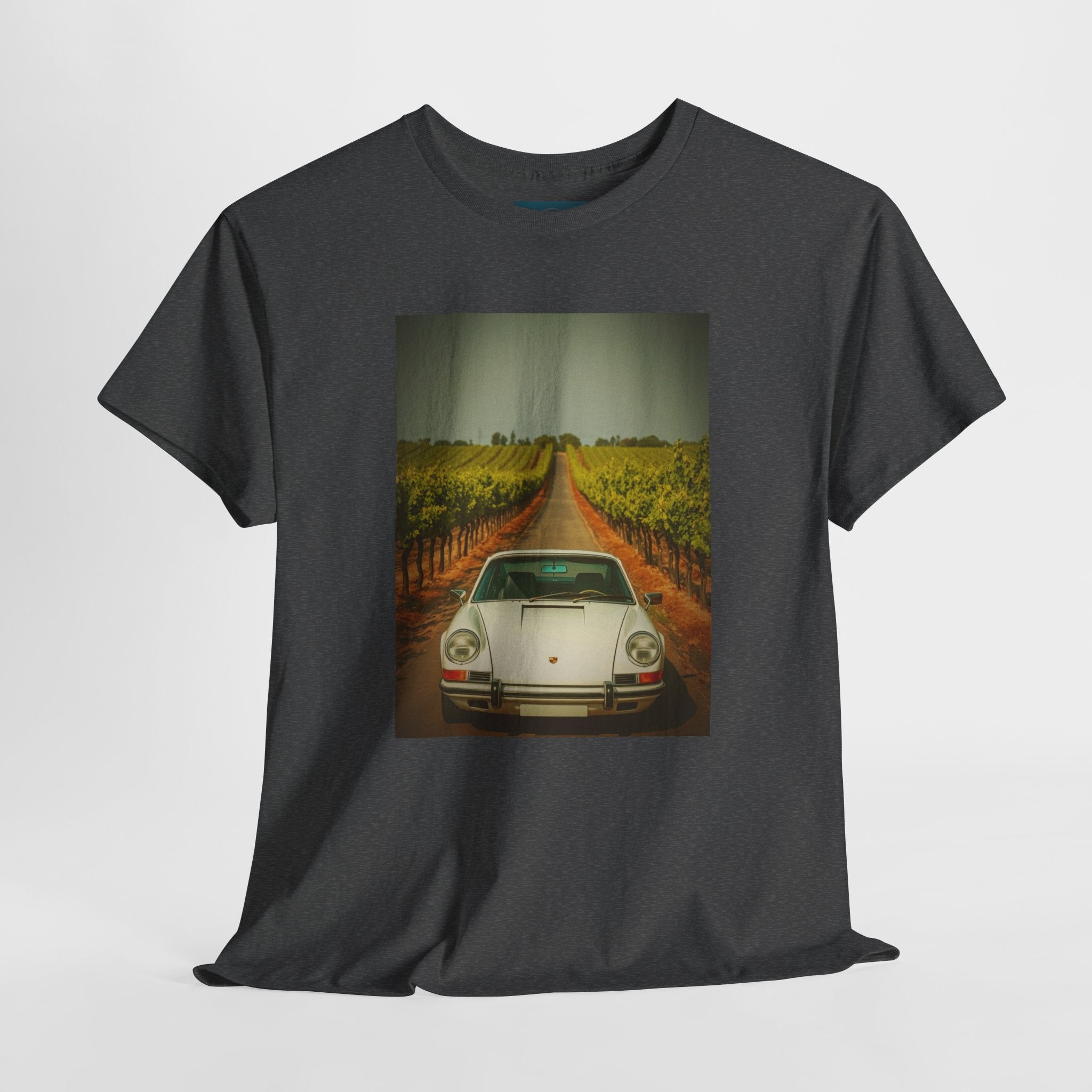 Unisex Porsche 911 Print T‑Shirt – Cotton Tee for Car Enthusiasts