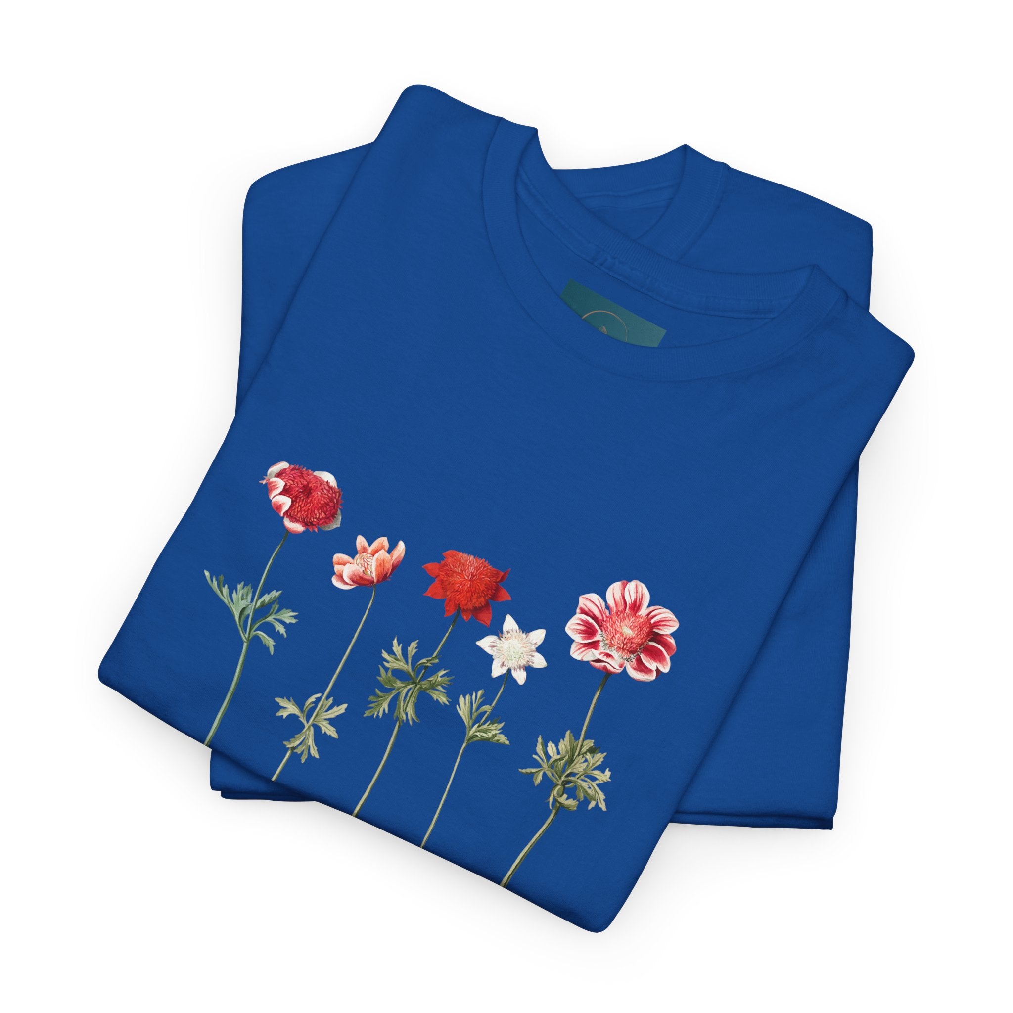 Botanical Flower T-Shirt – Unisex Cotton Tee for Nature Lovers