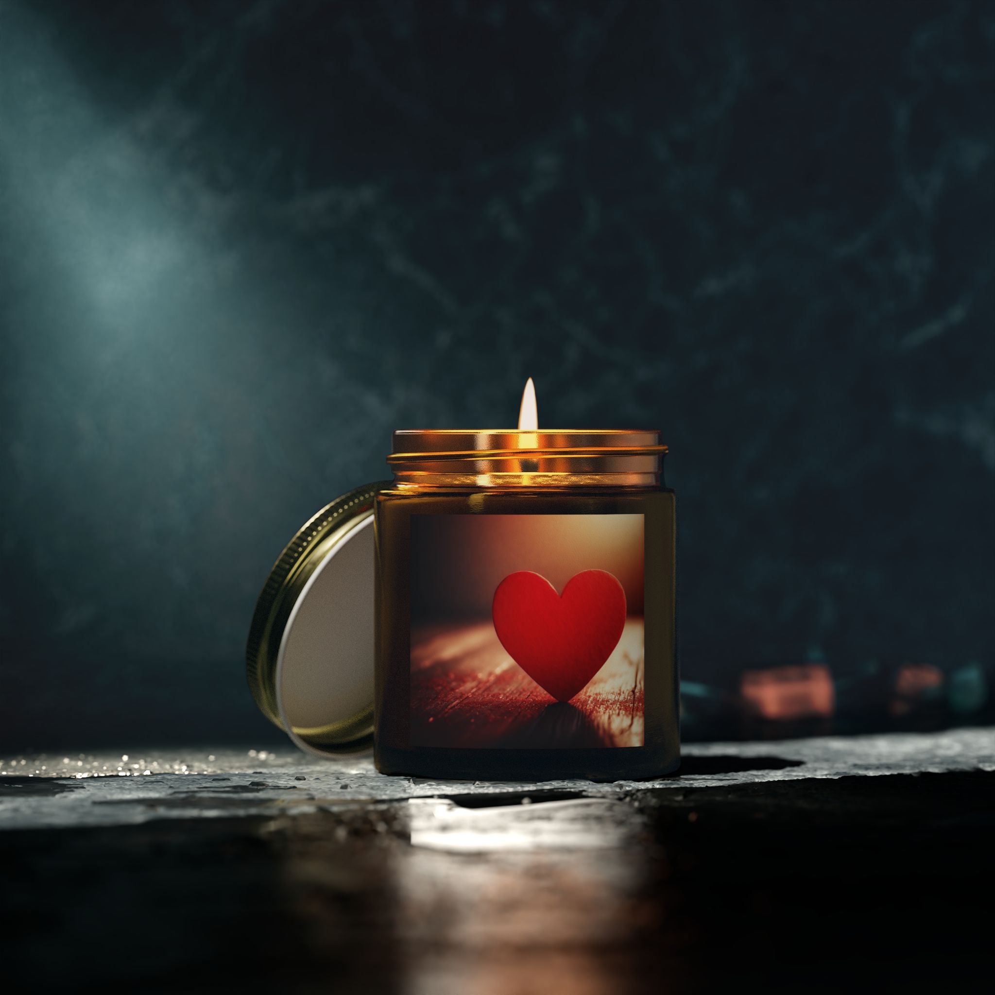 Heartfelt Scented Candles – Coconut & Apricot Wax Romantic Gifts & Home Decor
