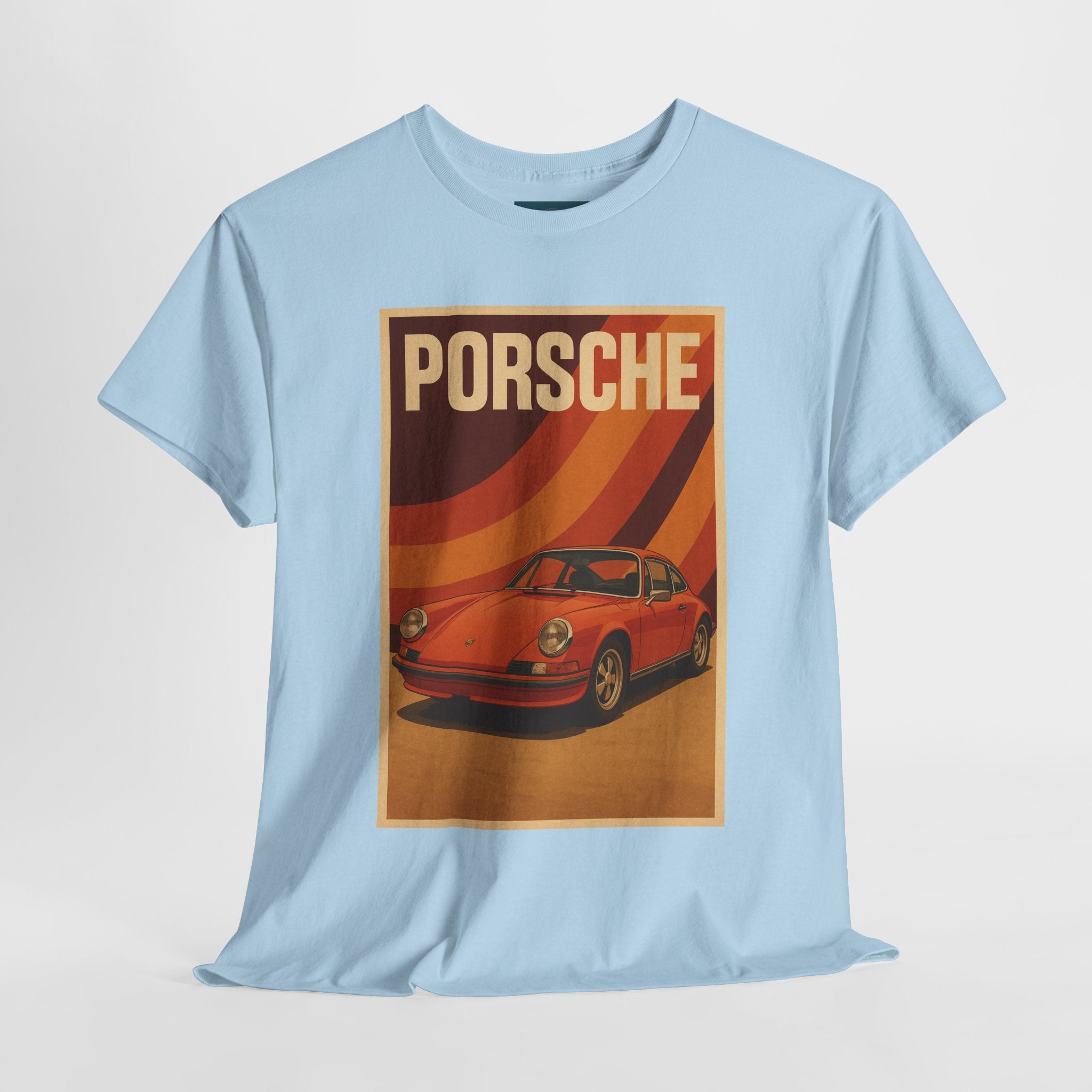 1970s style Porsche 911 T‑Shirt – Unisex Cotton Tee for Car Enthusiasts