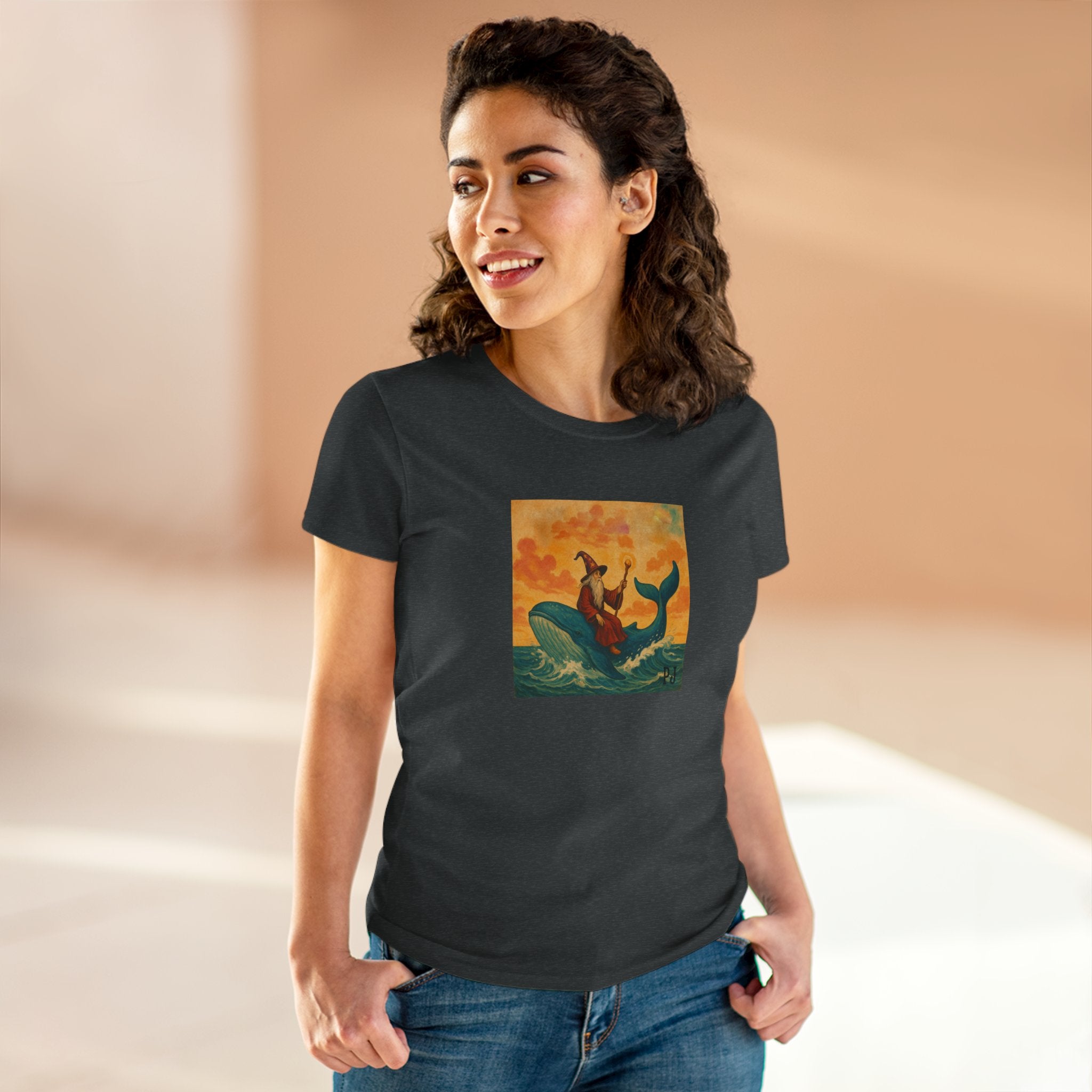 Wizard on a Whale Graphic Tee – maybe the PJ Yellow Ledbetter Fan Club T-Shirt