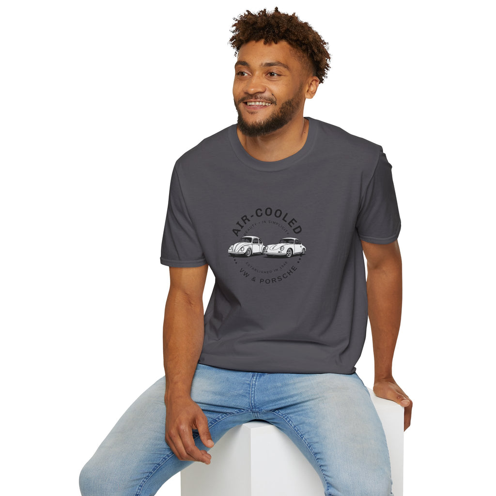 Classic Car T-Shirt – Vintage VW & Porsche Air-Cooled Design | Unisex Tee