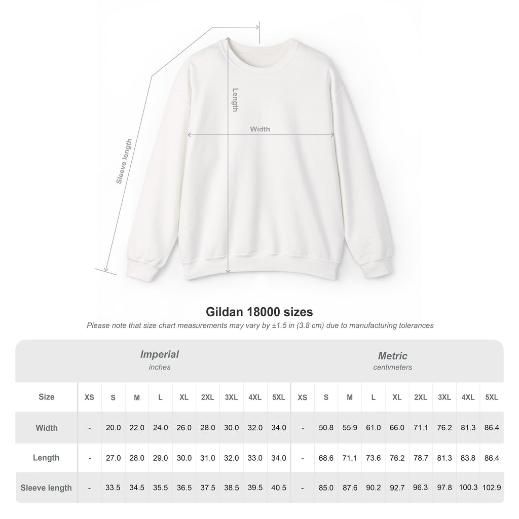 The Road Tripper: Unisex VW Bus Cotton-Blend Crewneck Sweatshirt