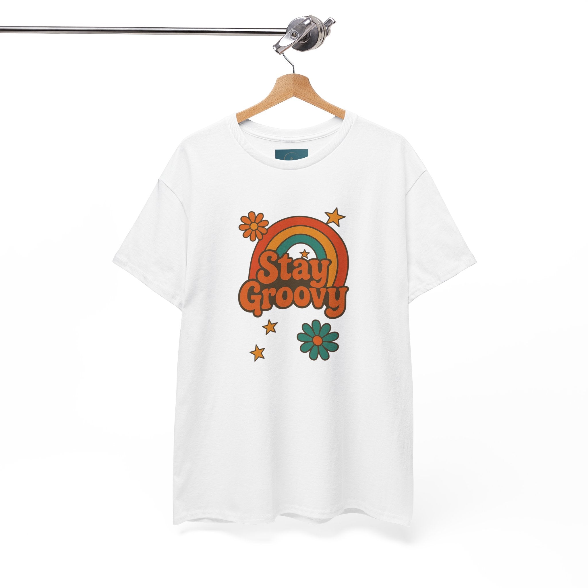 Stay Groovy 1970s Retro Tee – Vintage Graphic Shirt