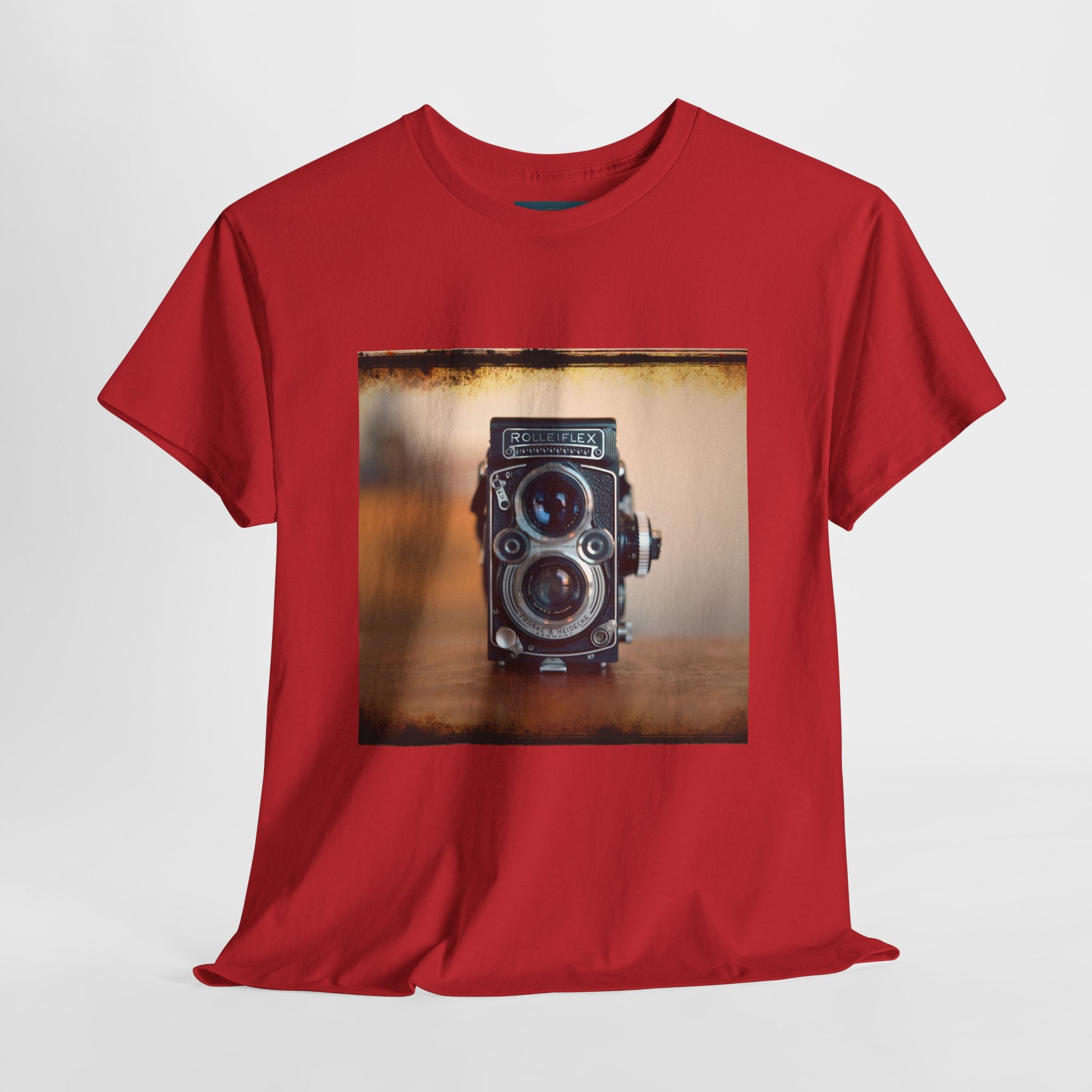 Vintage Camera T‑Shirt – Unisex Cotton Tee for Photography Lovers