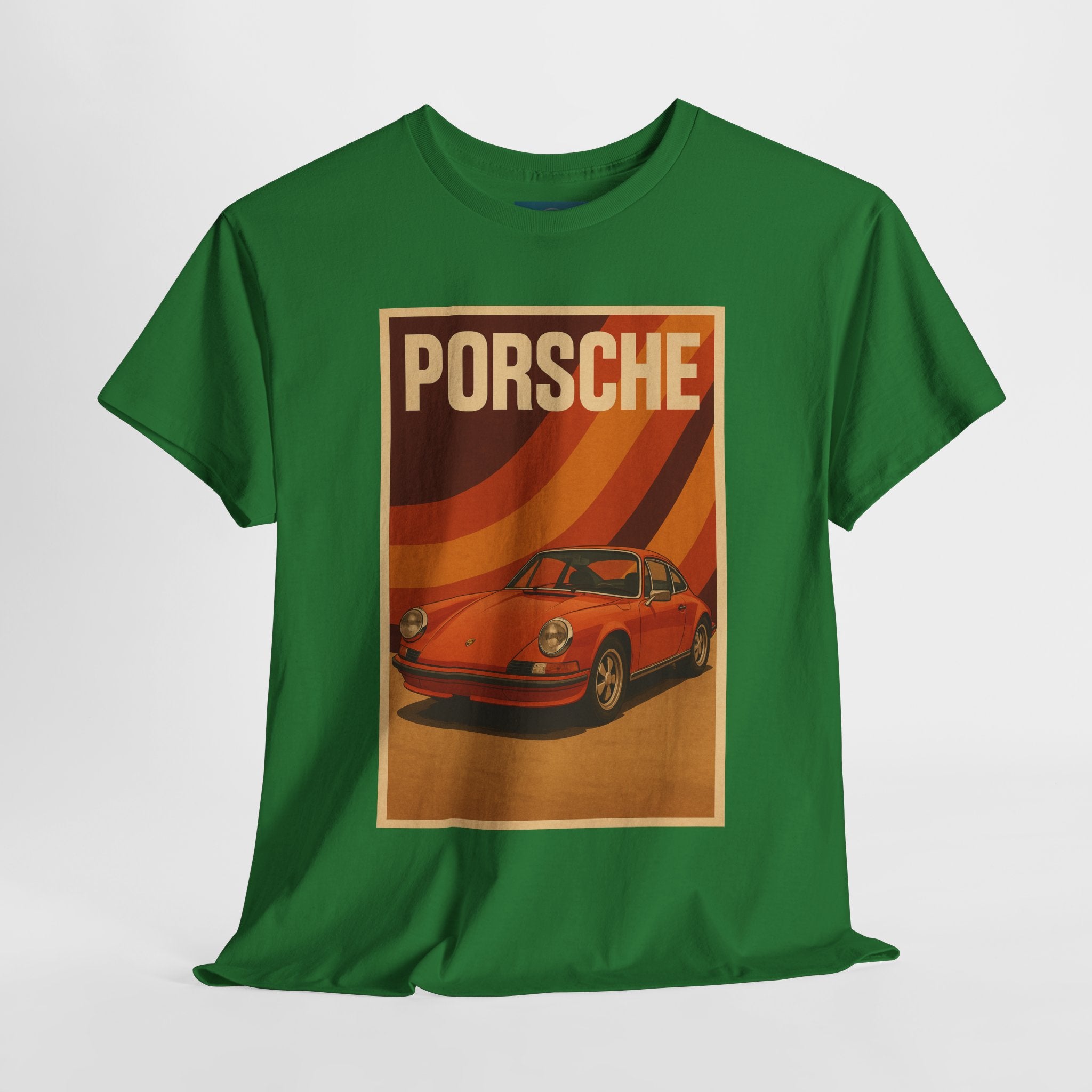 1970s style Porsche 911 T‑Shirt – Unisex Cotton Tee for Car Enthusiasts