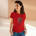 Floral Bouquet Women’s Semi-Fitted Tee – Soft Cotton Boho Style Shirt