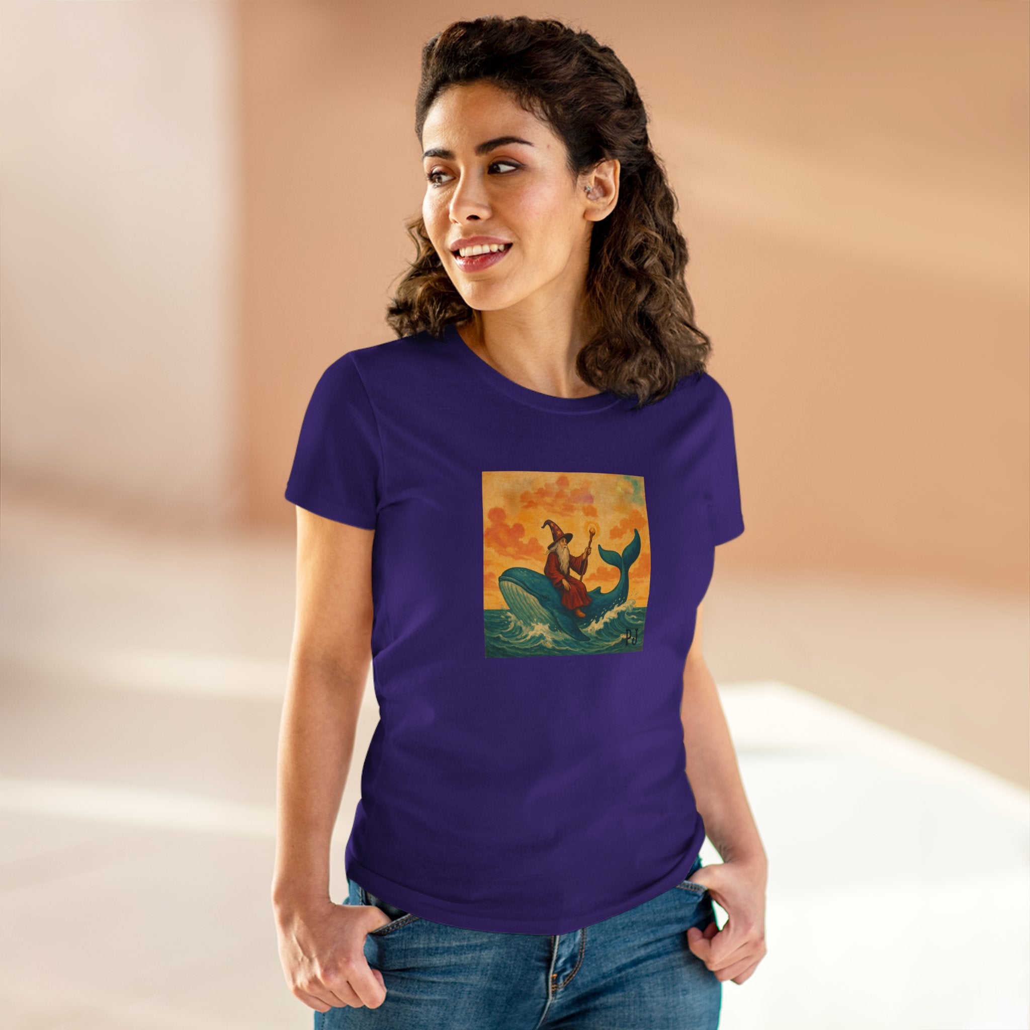 Wizard on a Whale Graphic Tee – maybe the PJ Yellow Ledbetter Fan Club T-Shirt