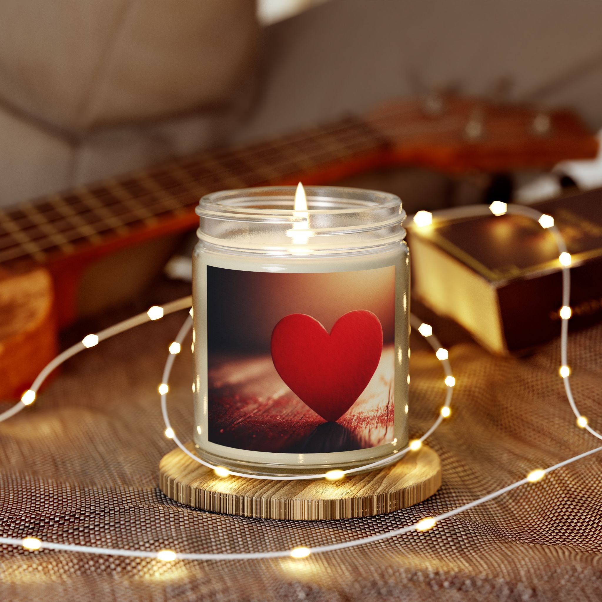 Heartfelt Scented Candles – Coconut & Apricot Wax Romantic Gifts & Home Decor