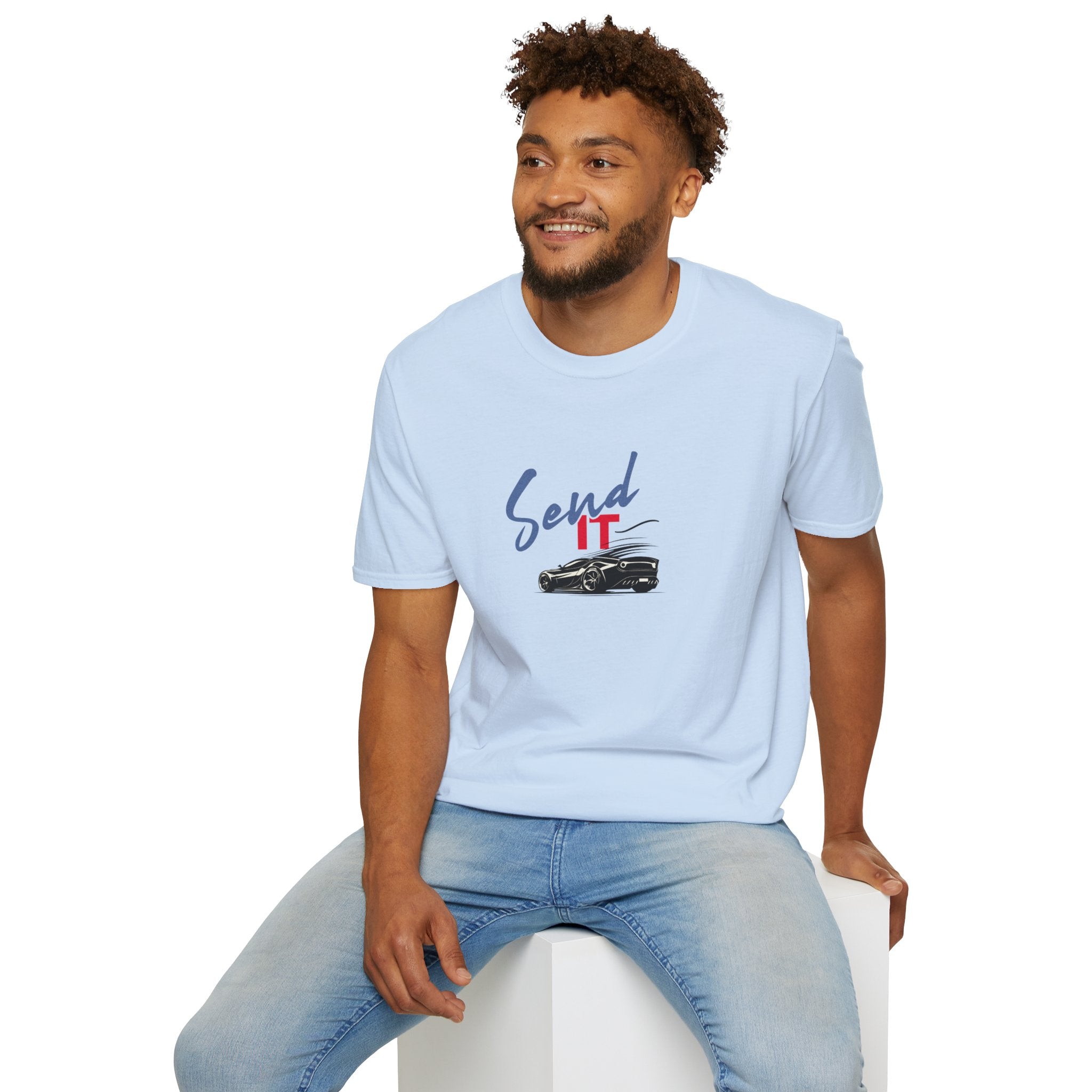 "Send It" Graphic sports car Tee – Car Culture Graphic Shirt, Unisex Fit