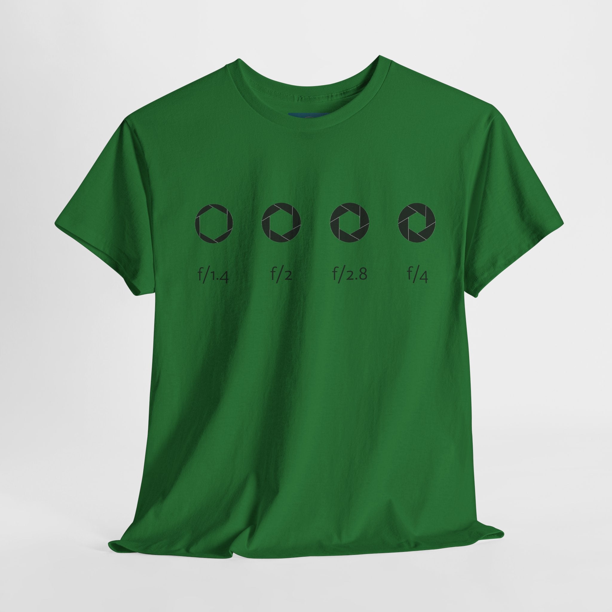 Camera Aperture Graphic Tee – Unisex Heavy Cotton Photography Shirt