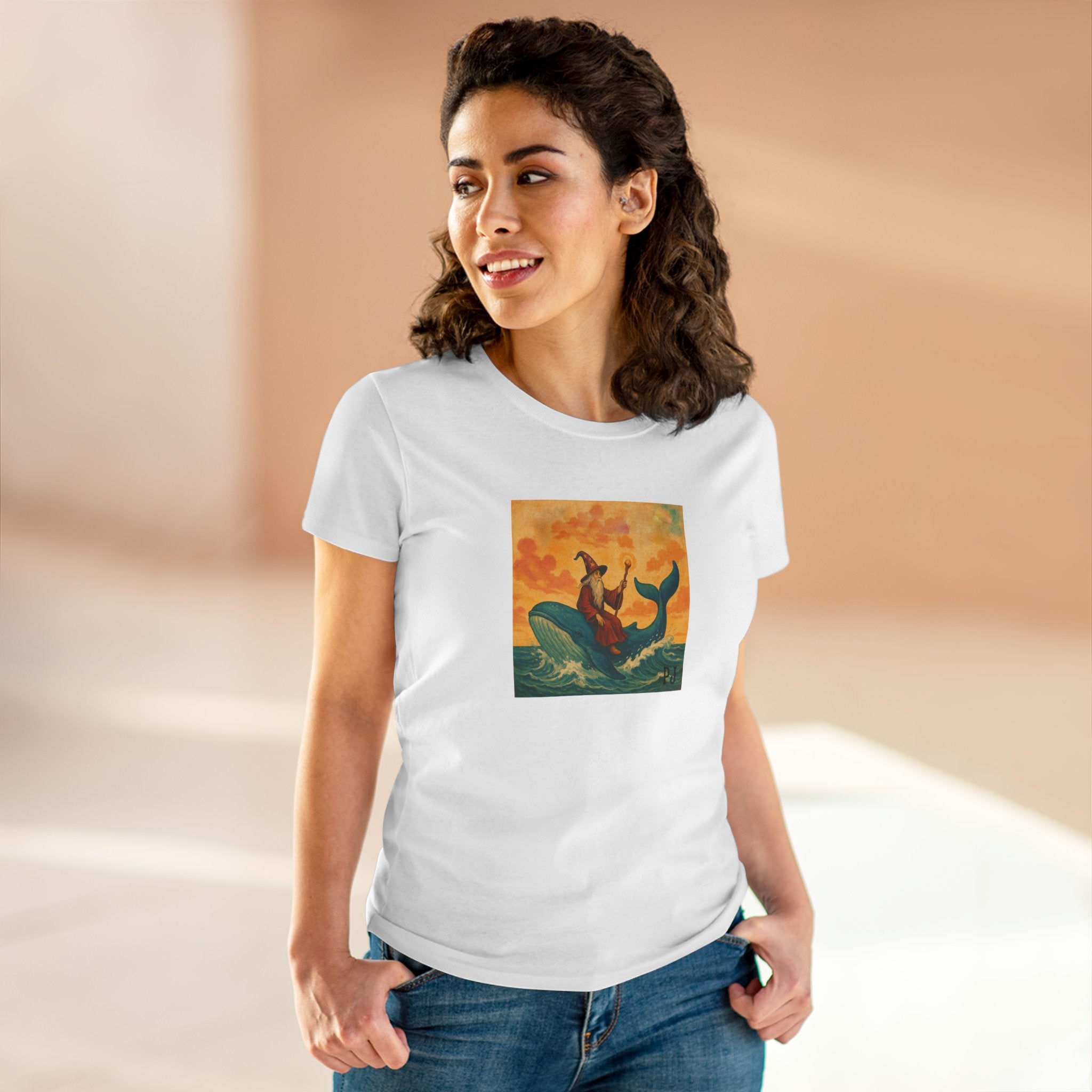 Wizard on a Whale Graphic Tee – maybe the PJ Yellow Ledbetter Fan Club T-Shirt