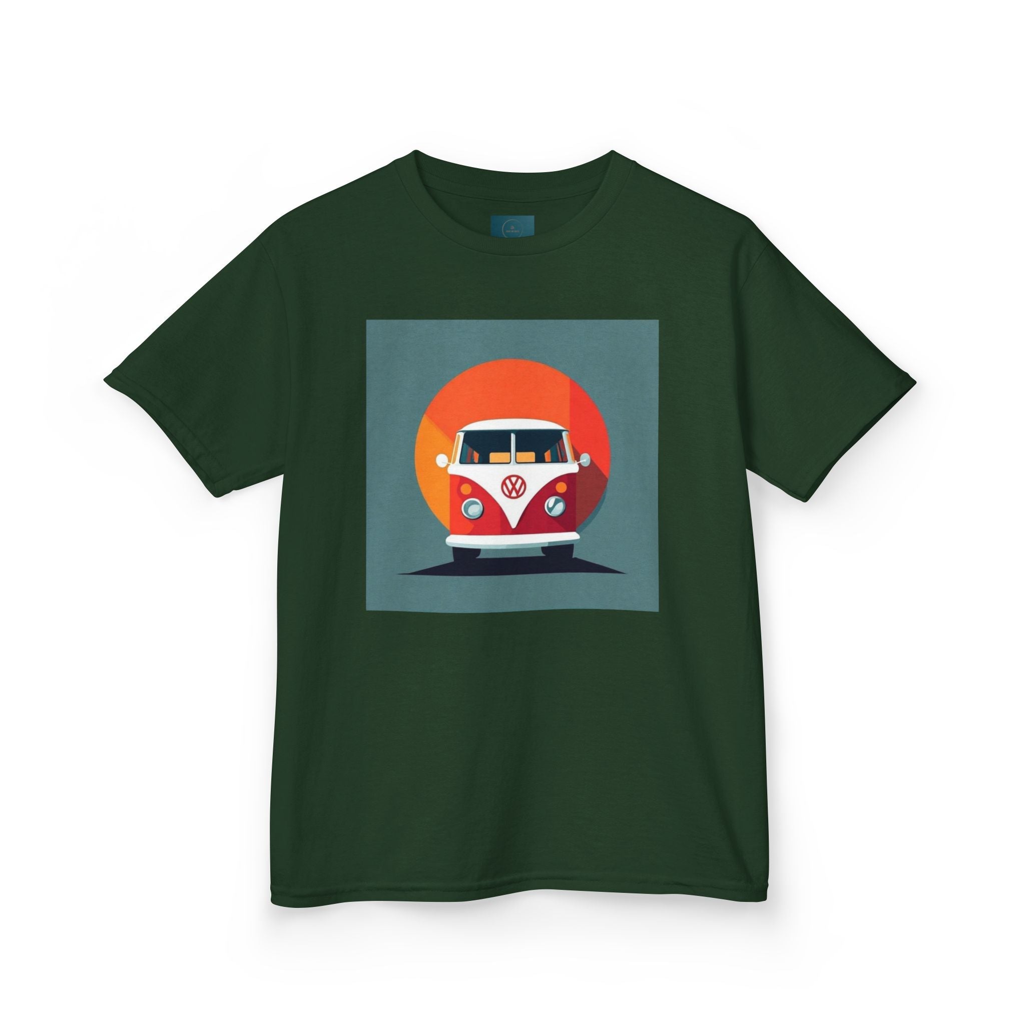 Vintage VW Bus print T Shirt | Shirt for Boys & Girls, Child size tee