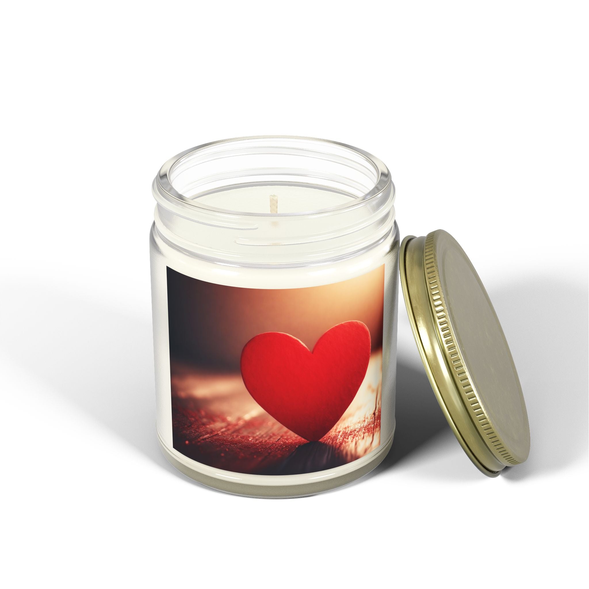 Heartfelt Scented Candles – Coconut & Apricot Wax Romantic Gifts & Home Decor
