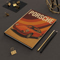 Porsche Retro Journal - 1970s style graphic Notebook