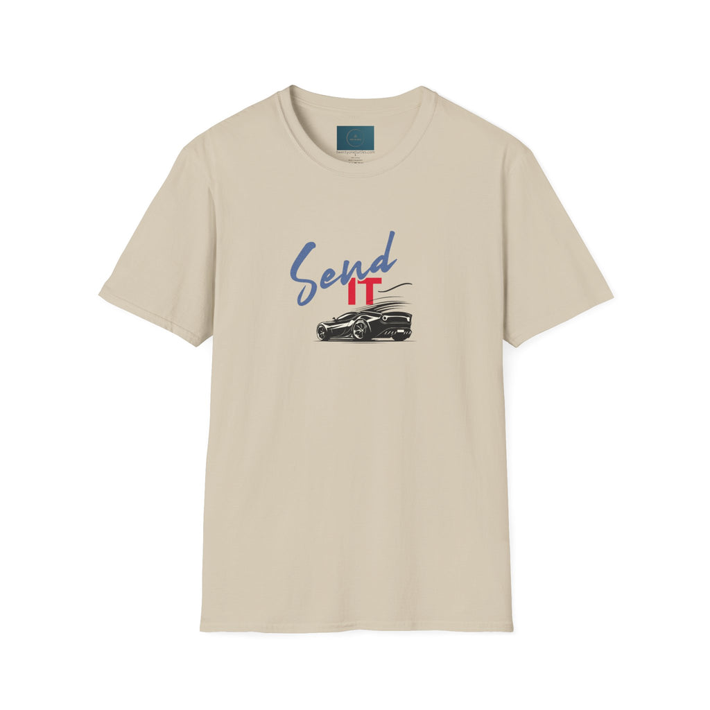 "Send It" Graphic sports car Tee – Car Culture Graphic Shirt, Unisex Fit