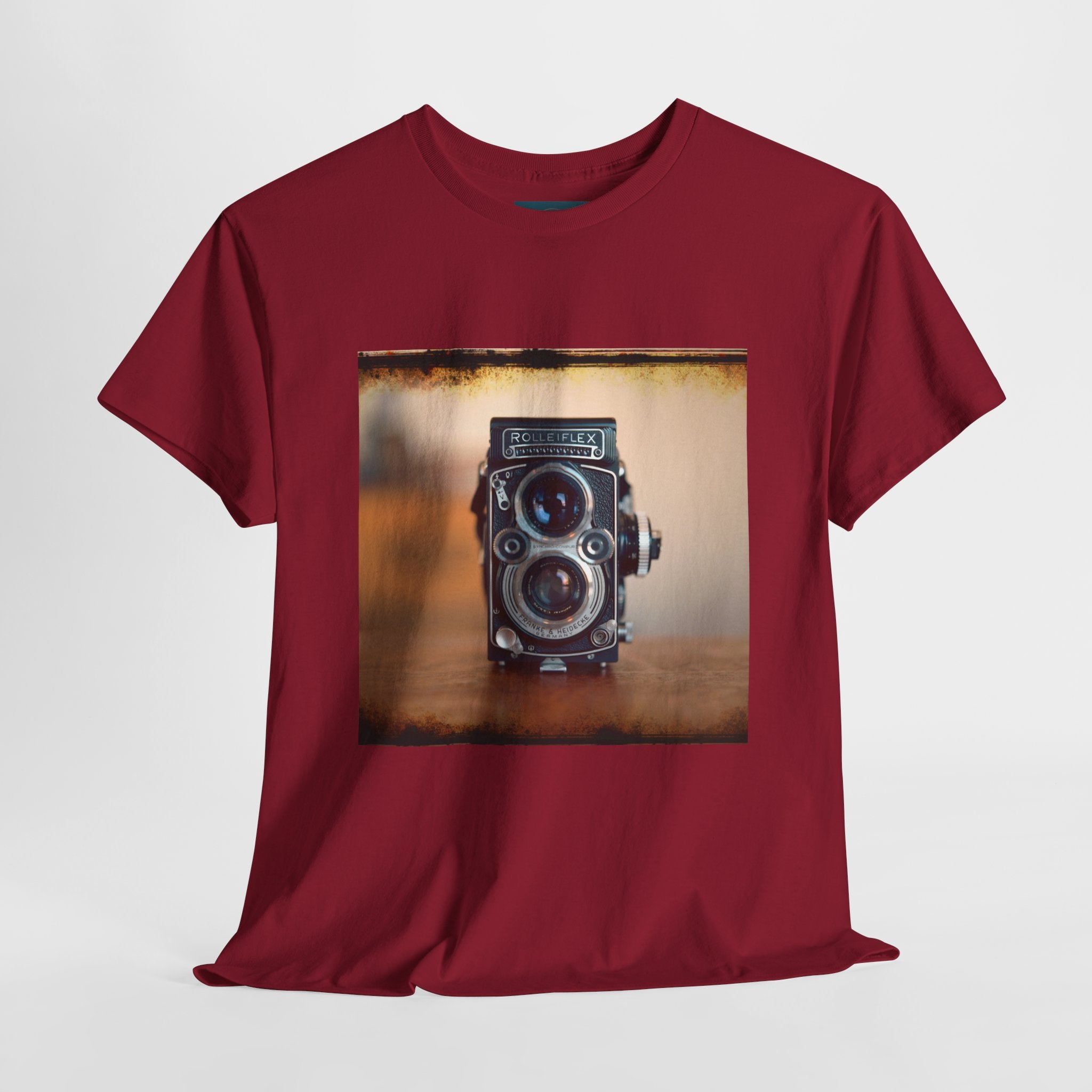 Vintage Camera T‑Shirt – Unisex Cotton Tee for Photography Lovers