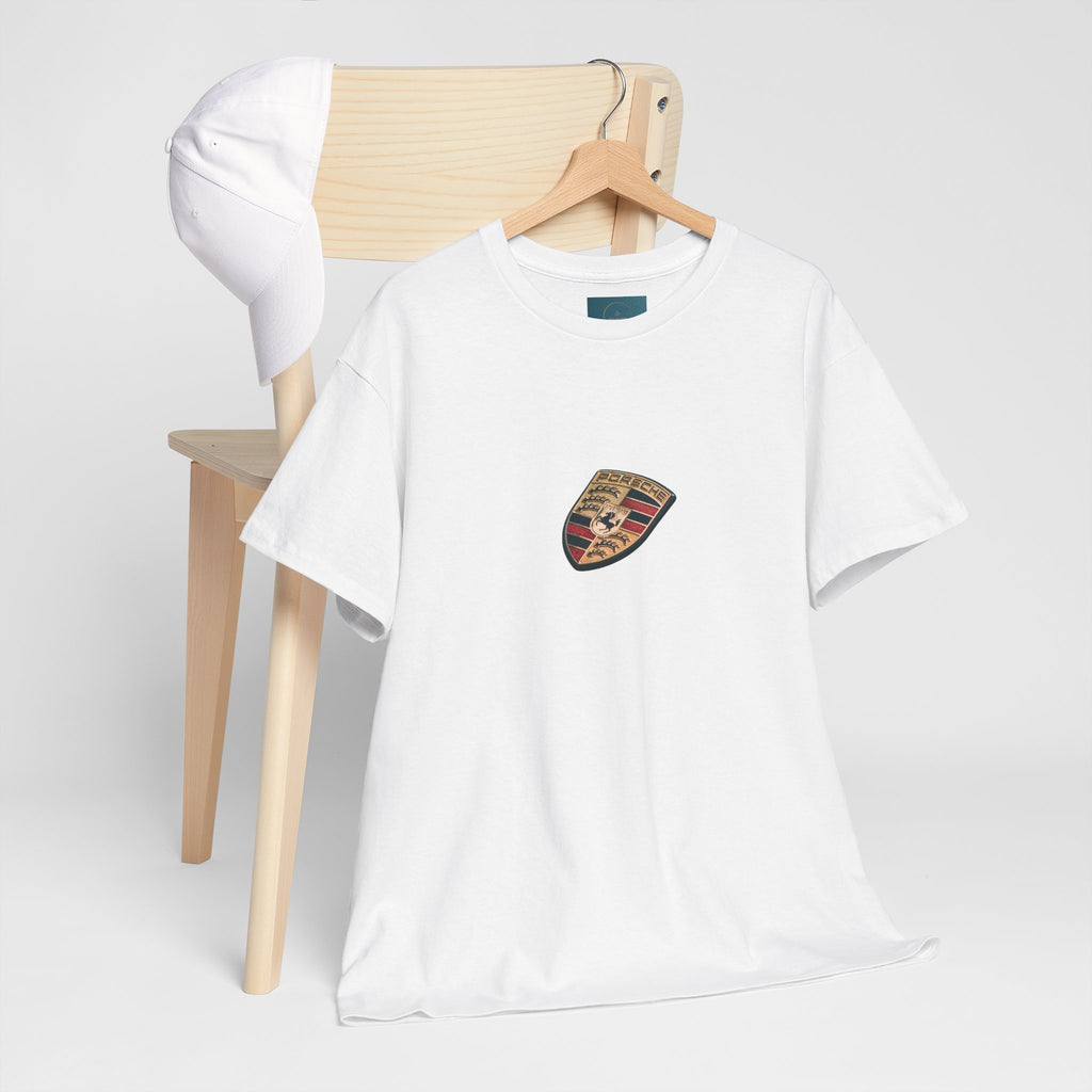 Porsche Logo Unisex Heavy Cotton T-Shirt – Classic Comfortable Graphic T-Shirt