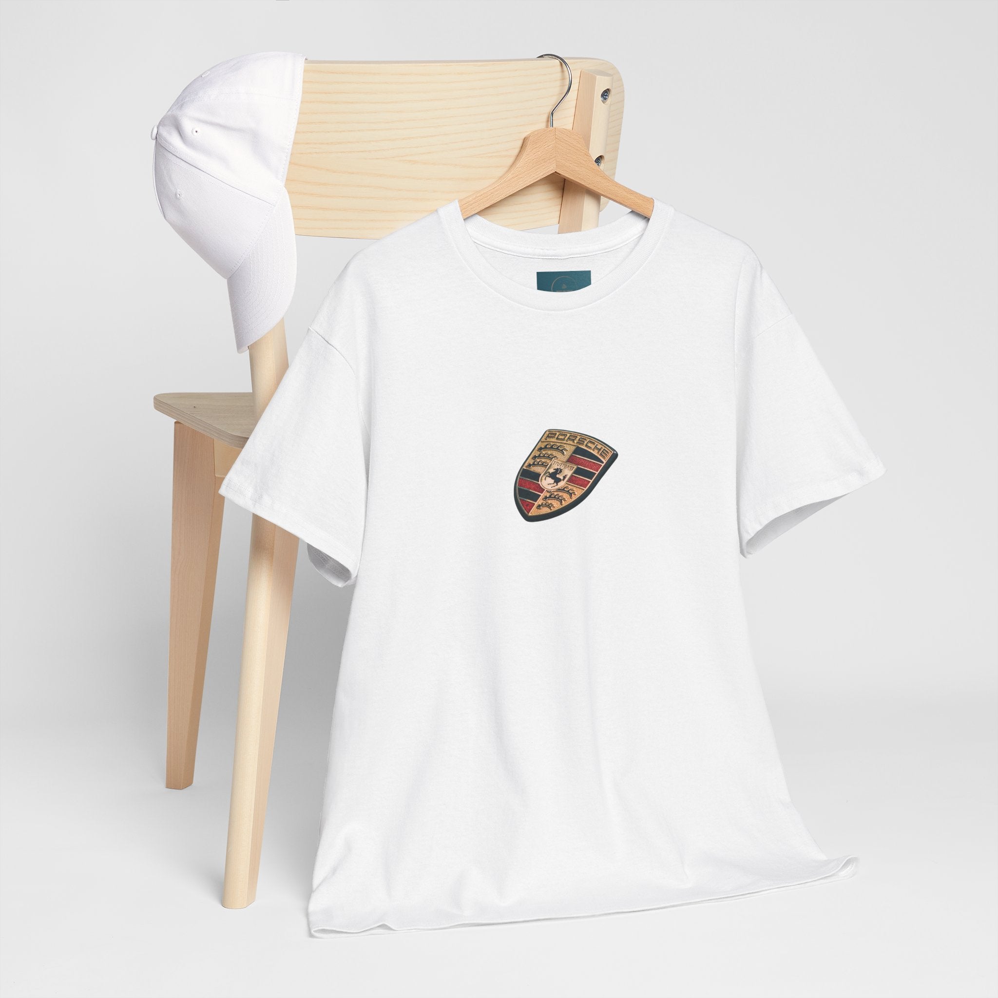 Porsche Logo Unisex Heavy Cotton T-Shirt – Classic Comfortable Graphic T-Shirt