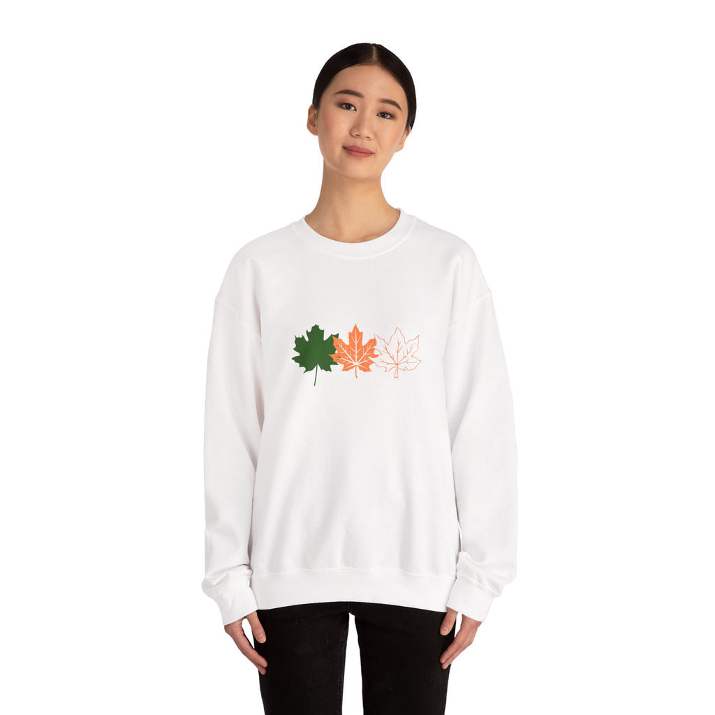 Autumn Leaves Crewneck Sweatshirt – Cozy Fall Sweatshirt for Men & Women | Perfect Gift for Nature Lovers