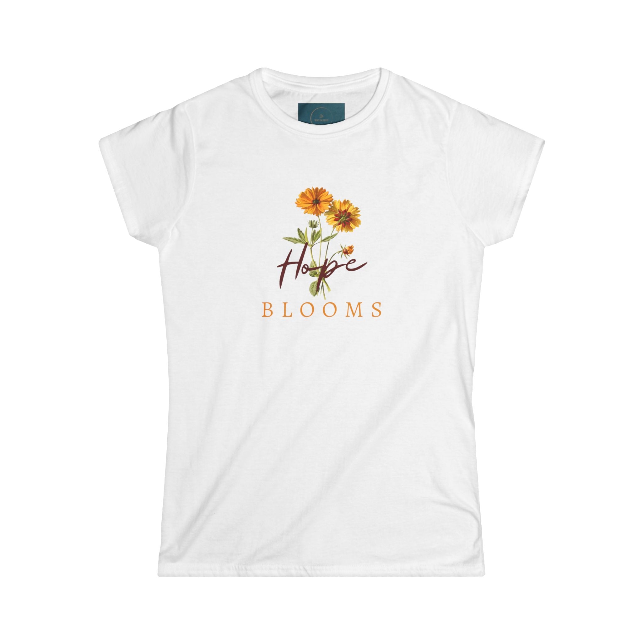 🌼 "Hope Blooms" Floral T-Shirt for Women – Inspirational Comfort Tee & Perfect Gift