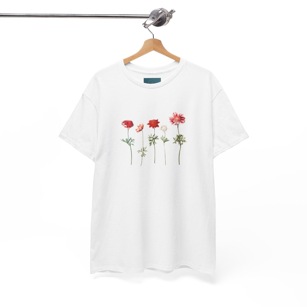 Botanical Flower T-Shirt – Unisex Cotton Tee for Nature Lovers