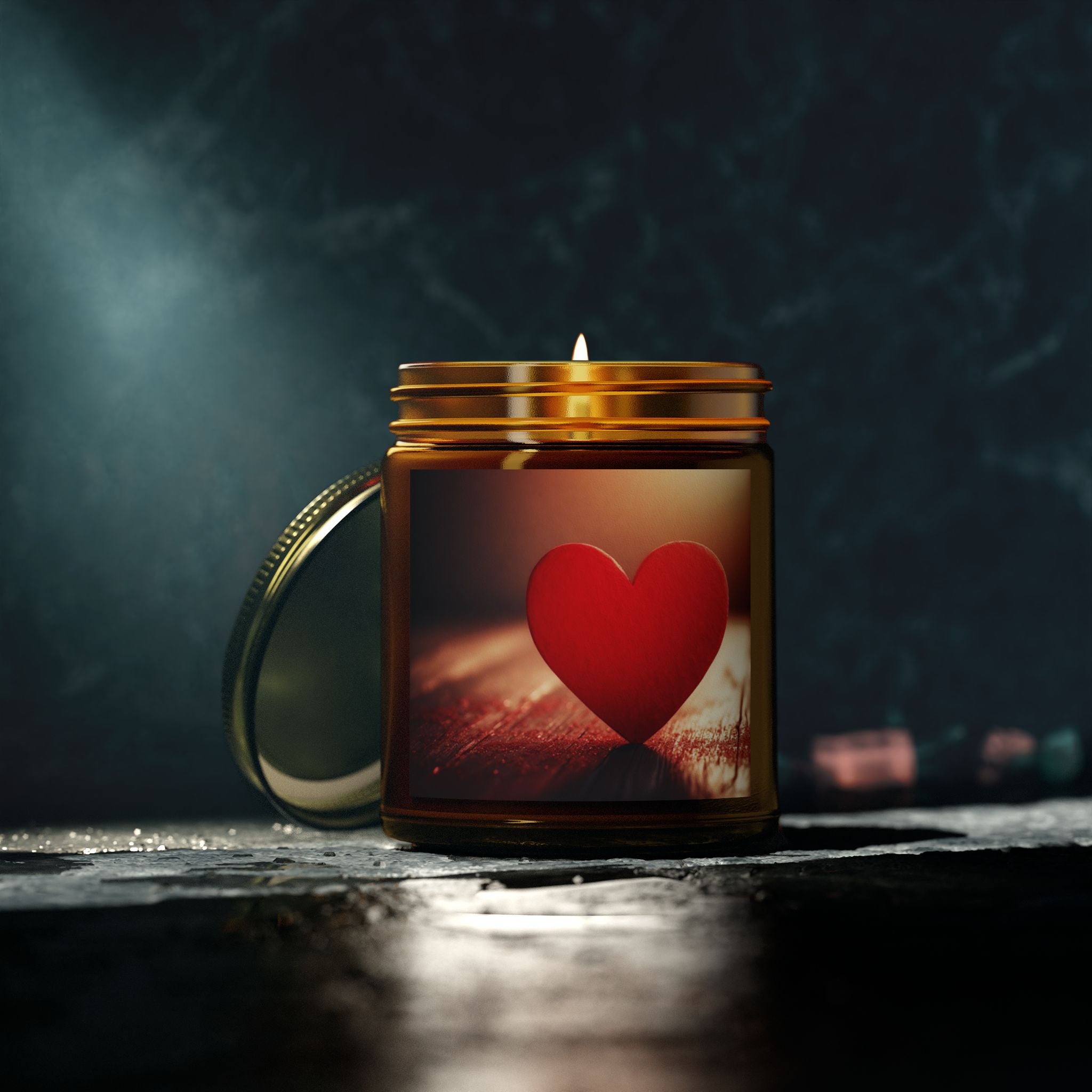 Heartfelt Scented Candles – Coconut & Apricot Wax Romantic Gifts & Home Decor