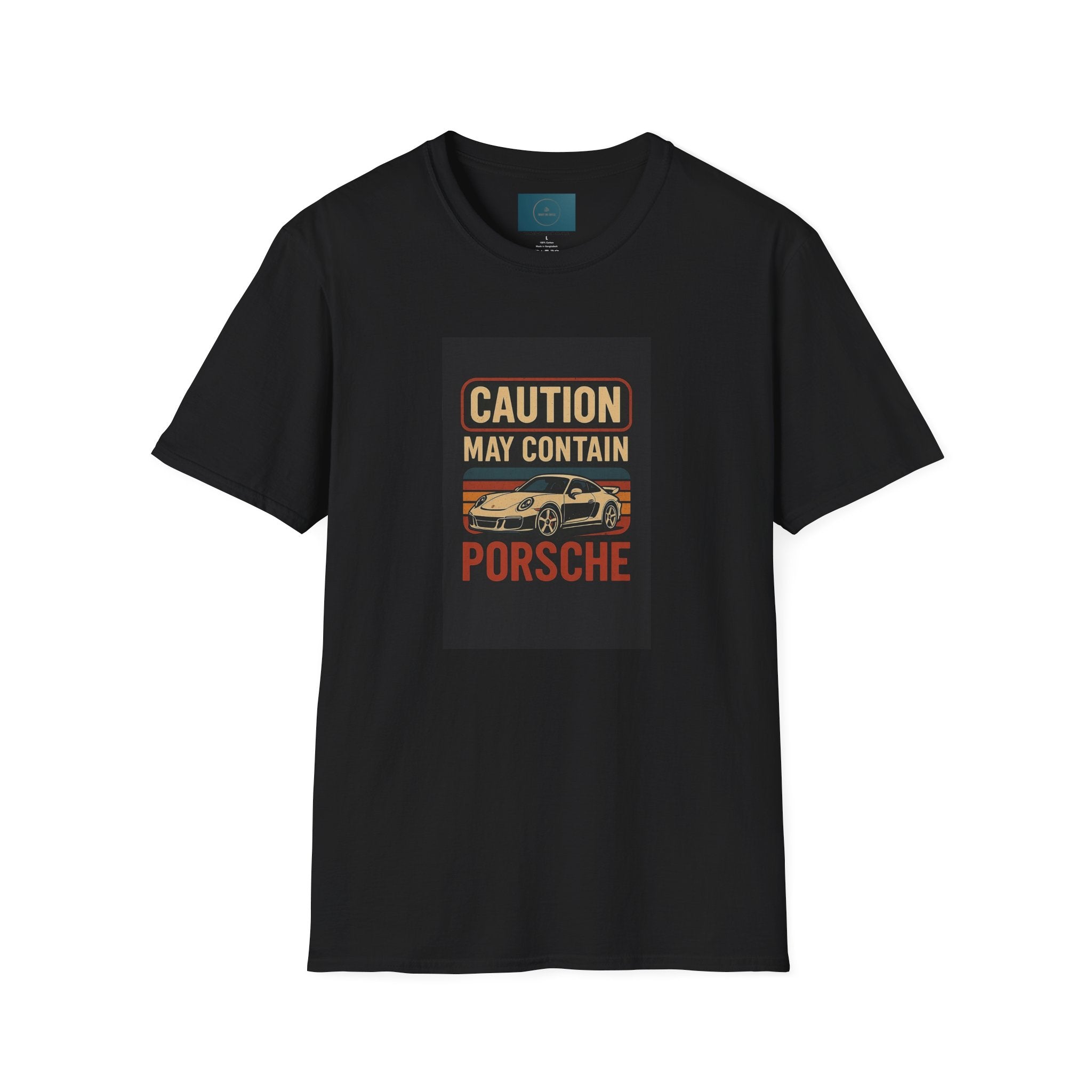 "May Caution Porsche" Unisex T-Shirt – Car Enthusiast Gift, Vintage Auto Tee
