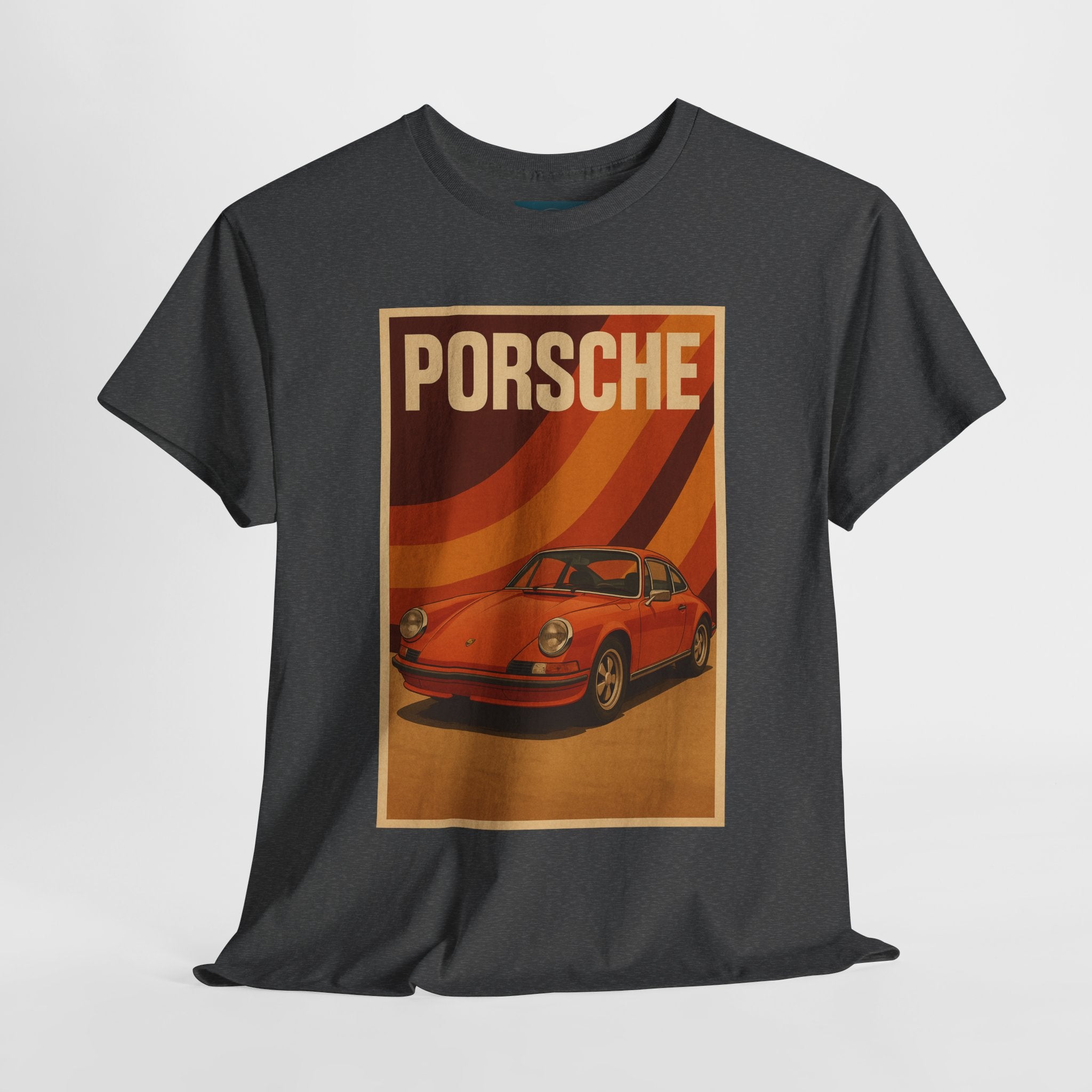 1970s style Porsche 911 T‑Shirt – Unisex Cotton Tee for Car Enthusiasts