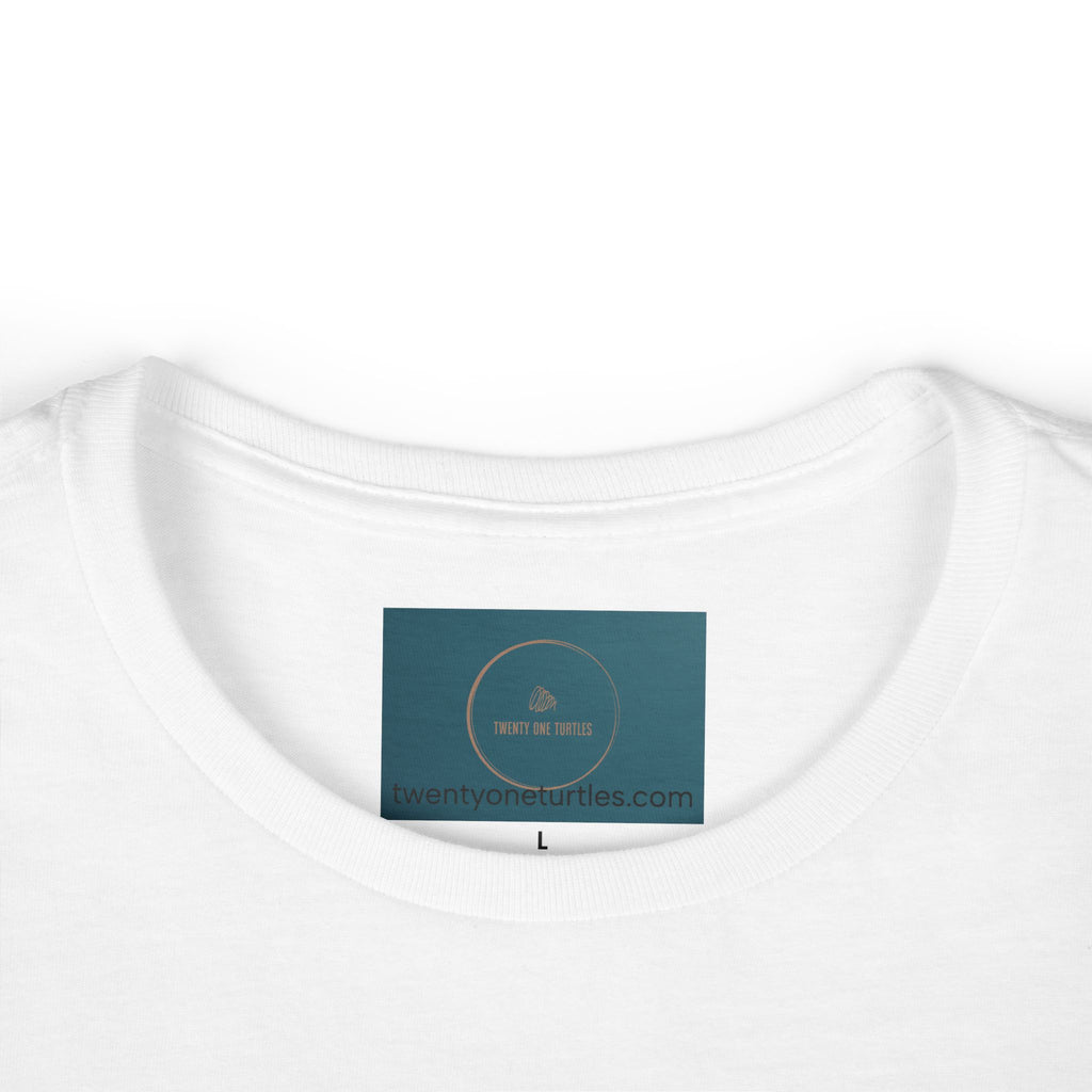Floral Women's Softstyle Tee – Nature-Inspired Watercolor Shirt & Garden Lover Gift