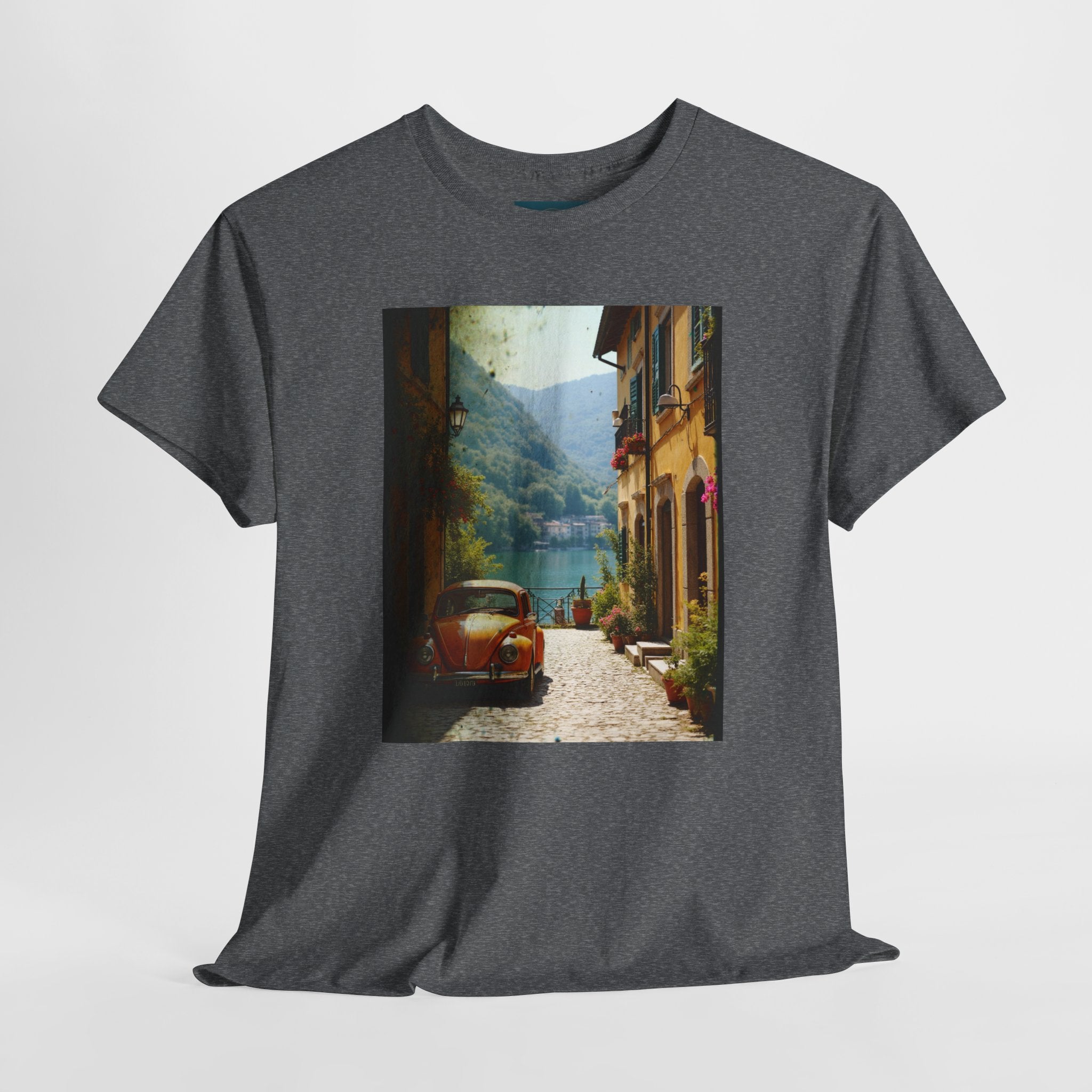 Retro VW Beetle T‑Shirt – Graphic Cotton Tee for Car Lovers