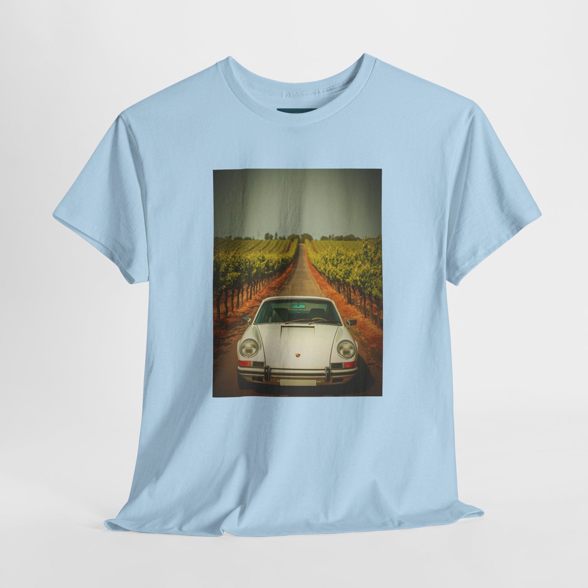 Unisex Porsche 911 Print T‑Shirt – Cotton Tee for Car Enthusiasts