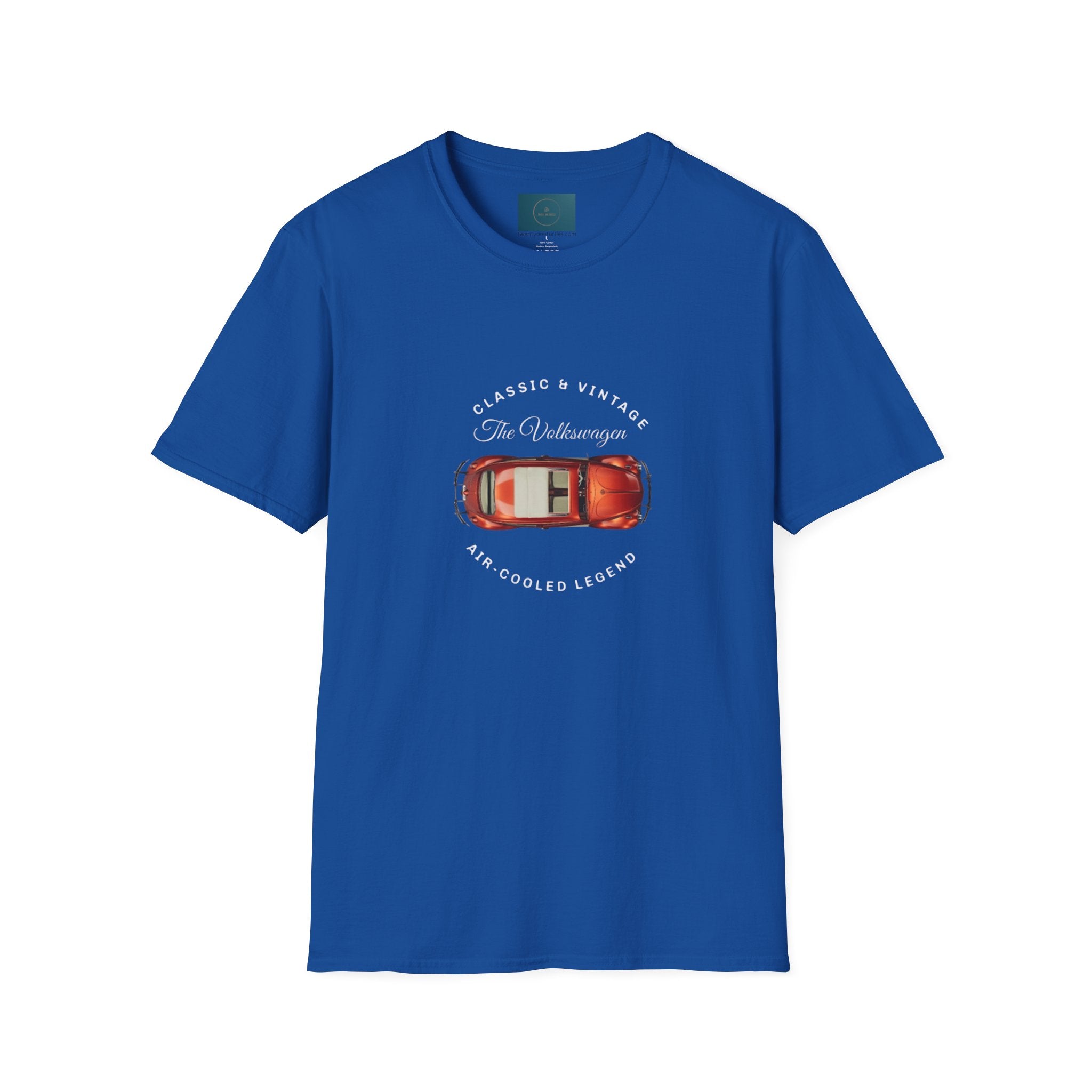 VW Beetle Graphic Tee – Softstyle Unisex T-Shirt, Car Enthusiast Gift, Casual Automotive Apparel
