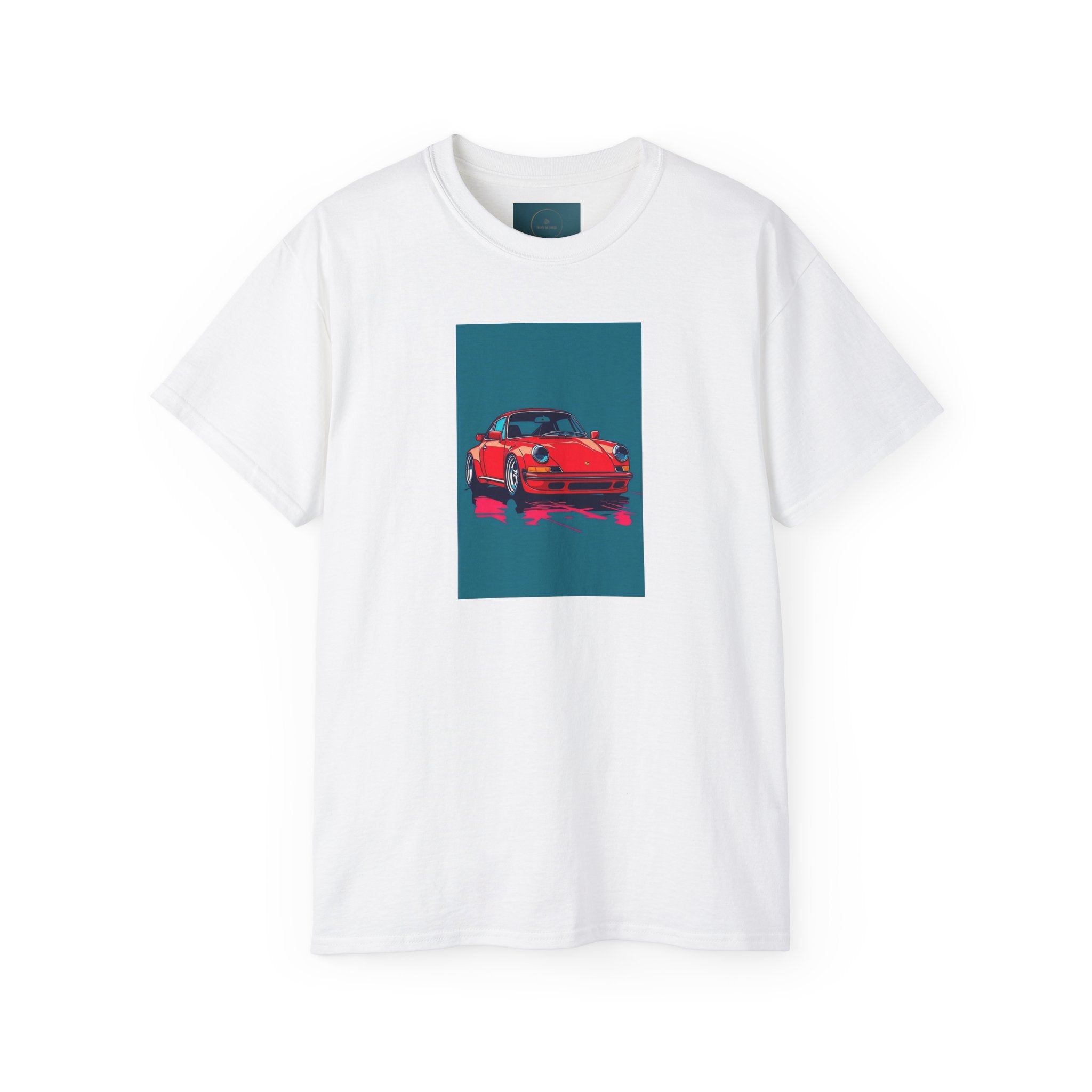Stylish Retro Porsche Graphic Tee – Unisex Cotton Vintage T-Shirt, Gift for Car people