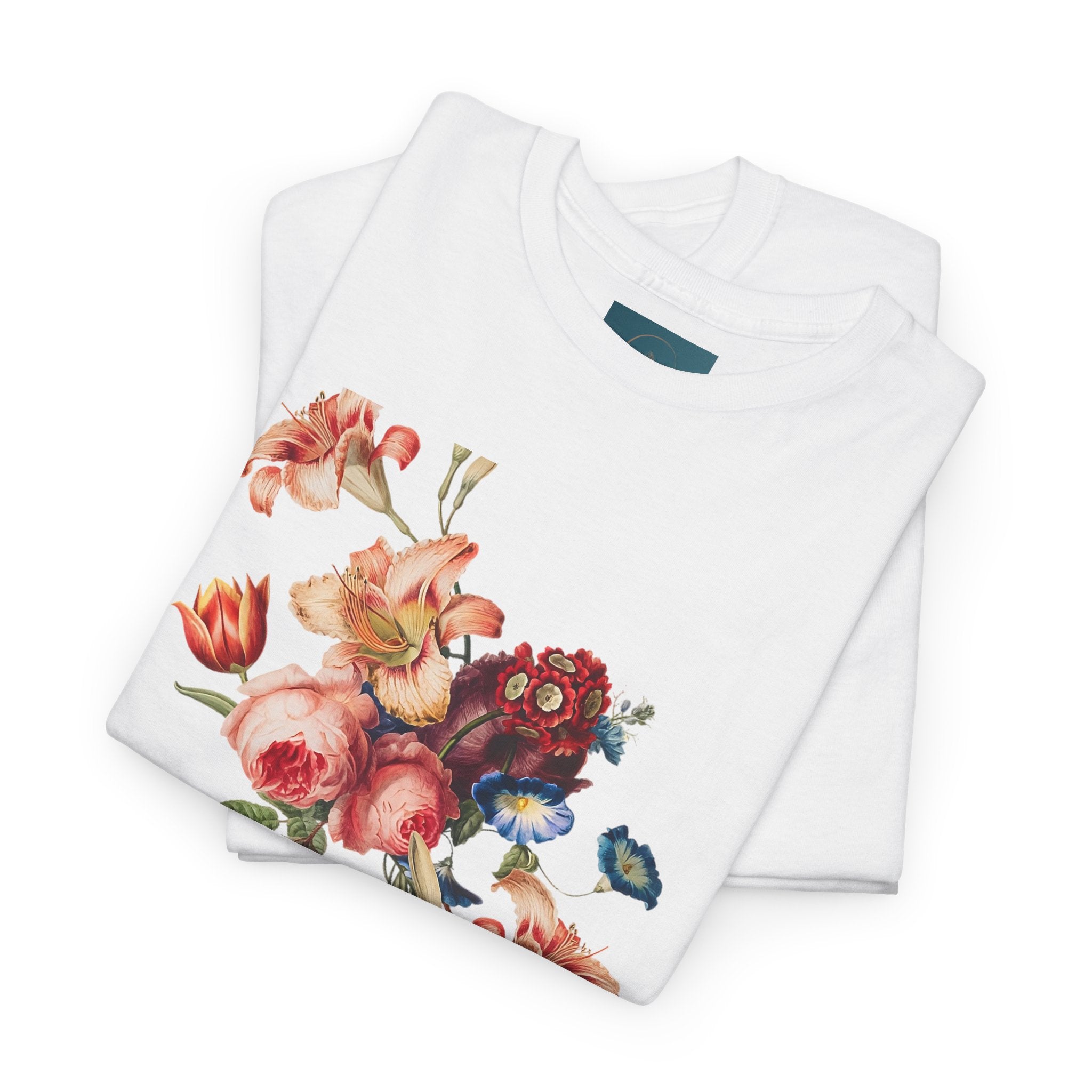 Floral 'Garden Happy Place' Unisex T-Shirt – Cute Vintage Graphic Tee