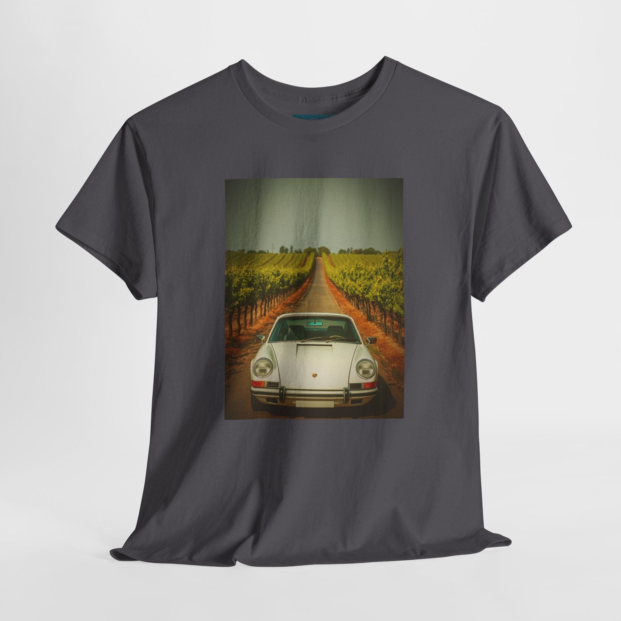 Unisex Porsche 911 Print T‑Shirt – Cotton Tee for Car Enthusiasts