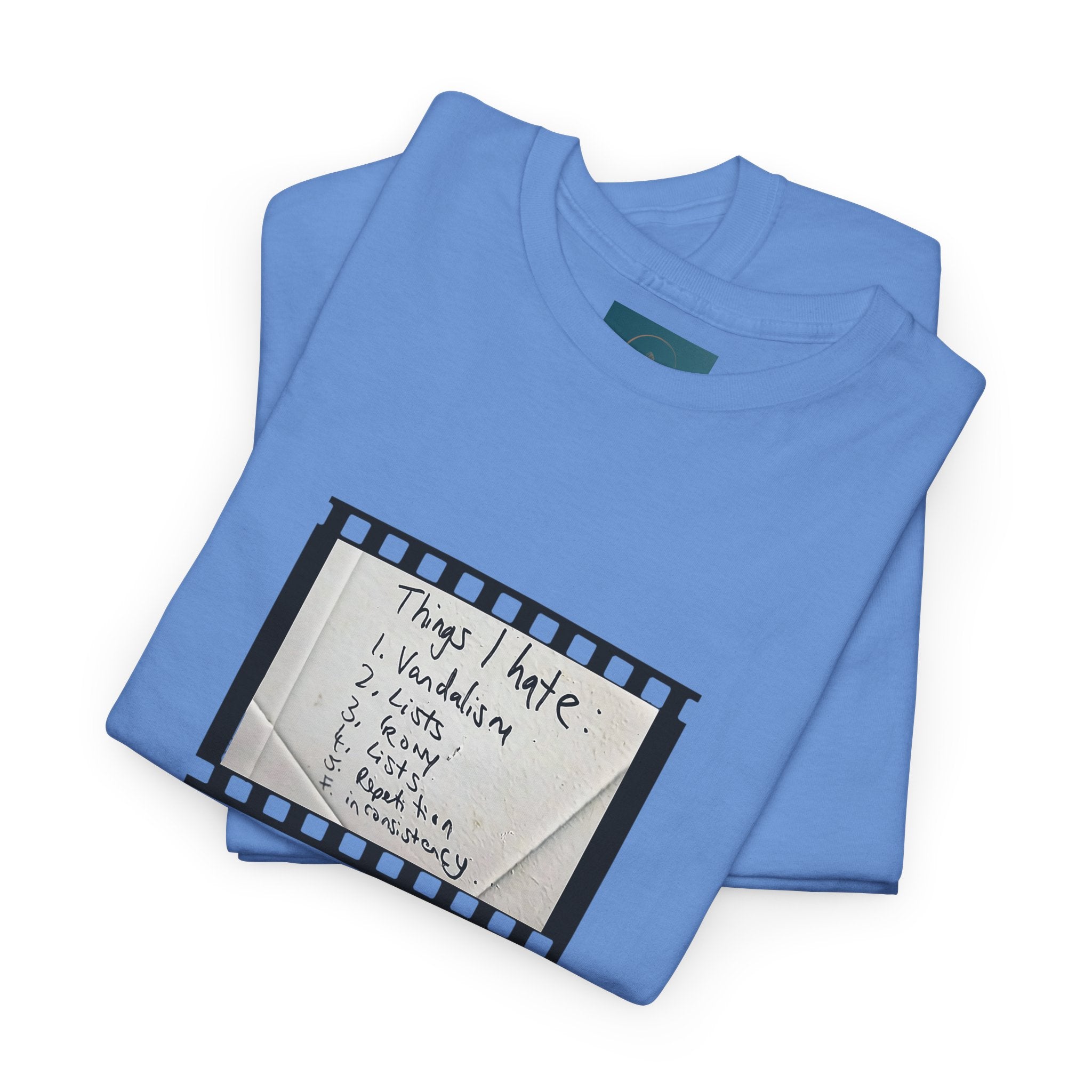 Funny 'Things I Hate' List T-Shirt - Clever humorous Tee