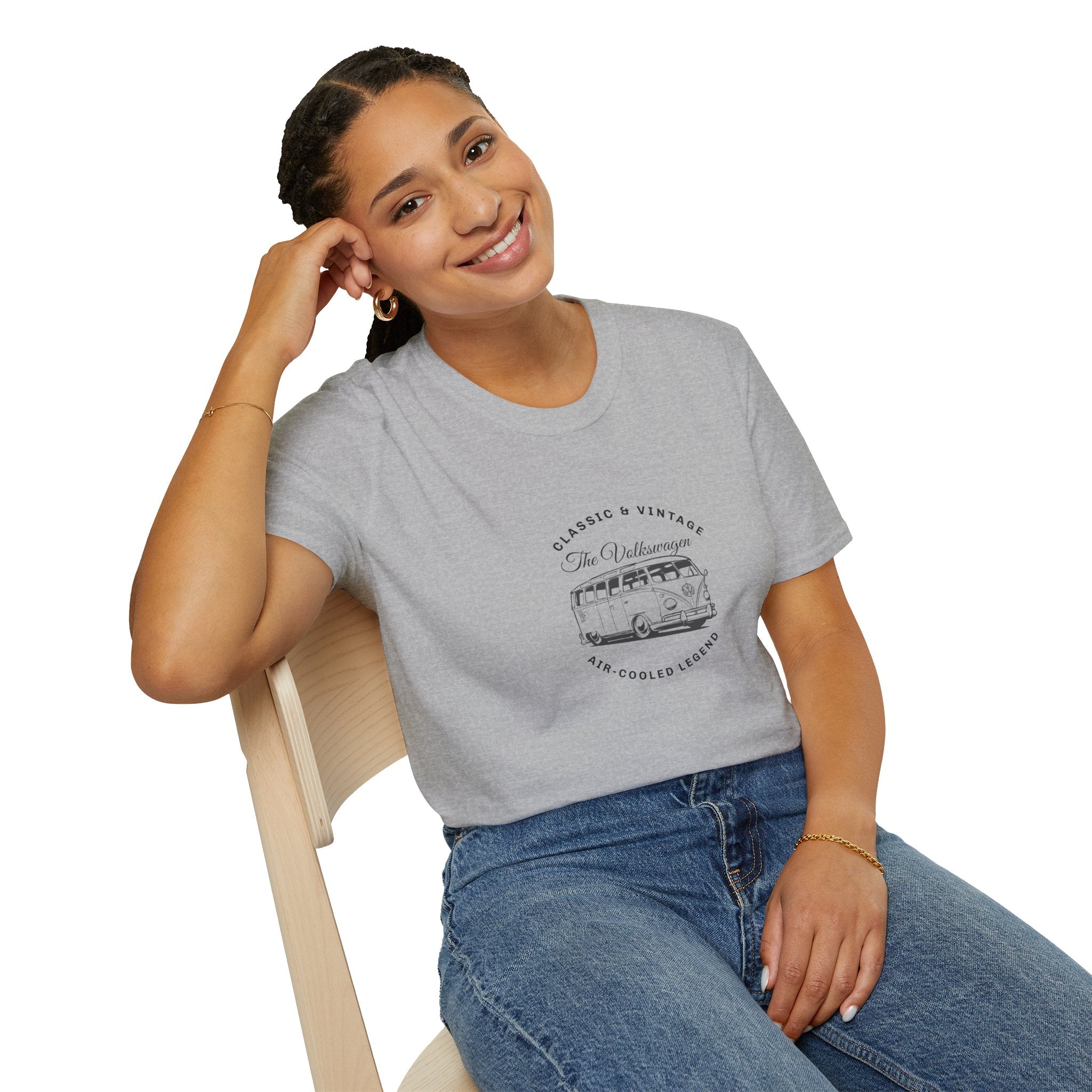 Vintage VW Bus Graphic T-Shirt | Retro Design Tee for Road Trips, Festivals & Fun