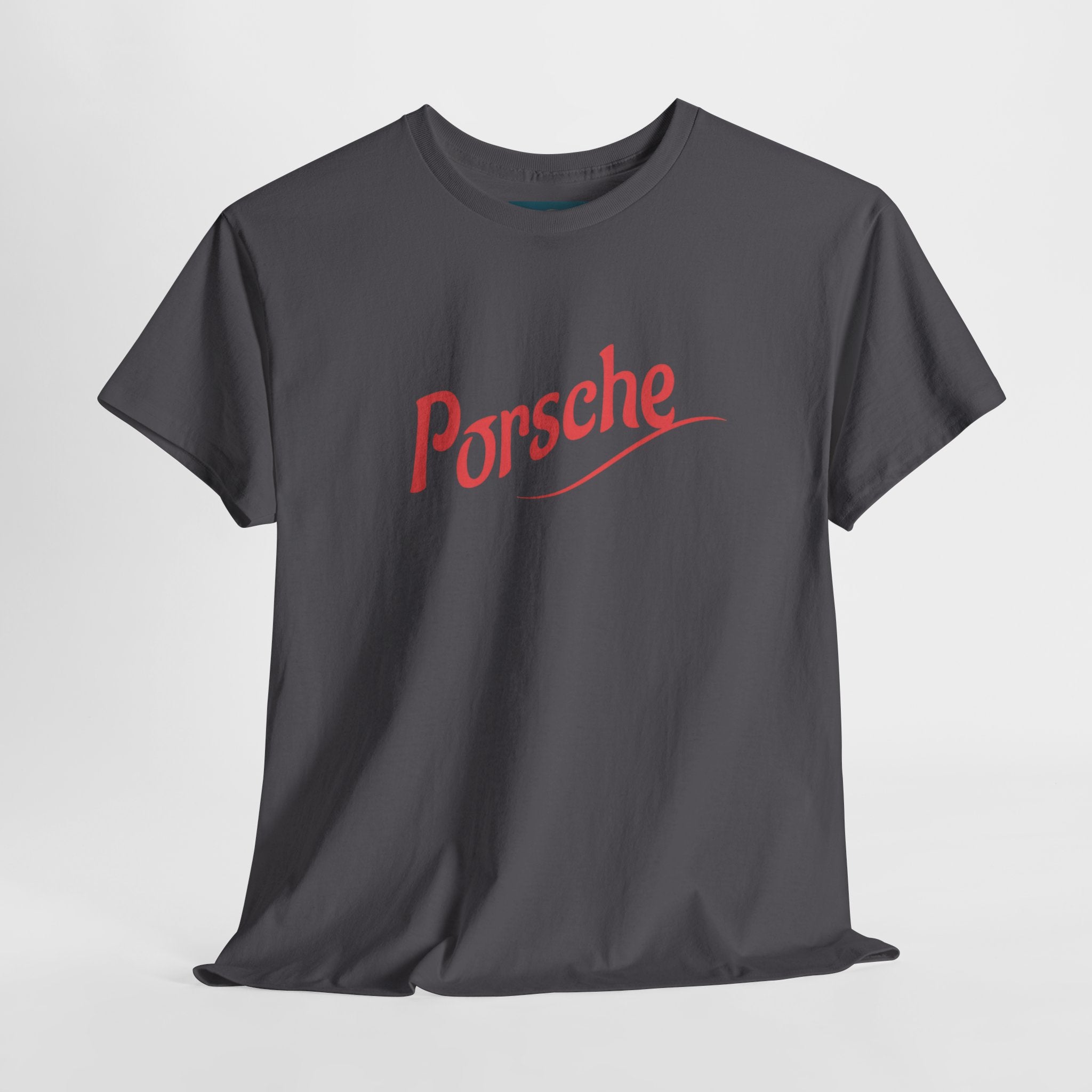 Porsche Vintage Design Tee – Unisex Heavy Cotton Car Enthusiast Shirt