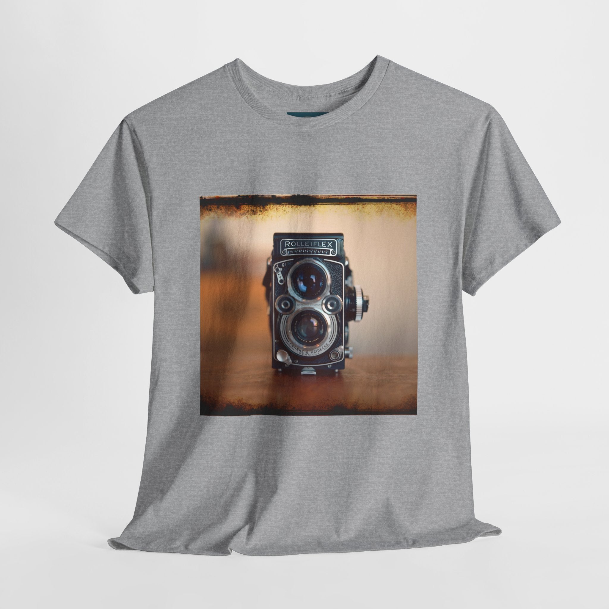 Vintage Camera T‑Shirt – Unisex Cotton Tee for Photography Lovers