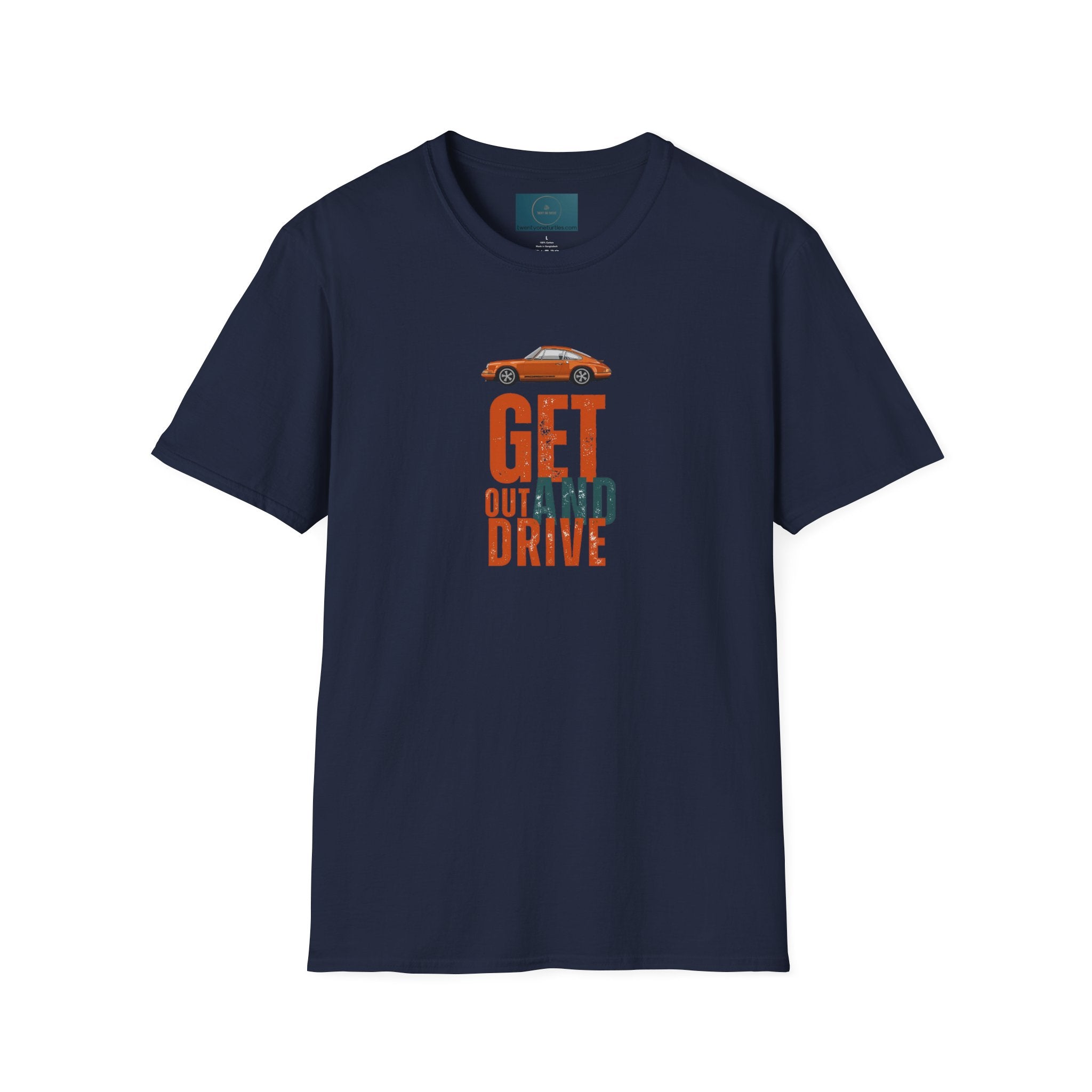 'Get Out and Drive' T-Shirt — Vintage style Car Graphic Tee