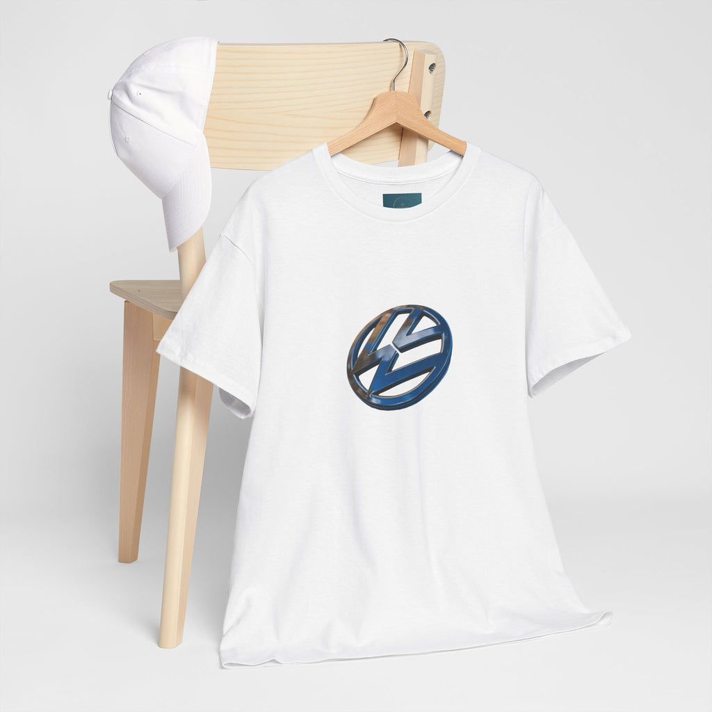 VW Logo Unisex Cotton T-Shirt – Cool Graphic Tee, Casual Gift