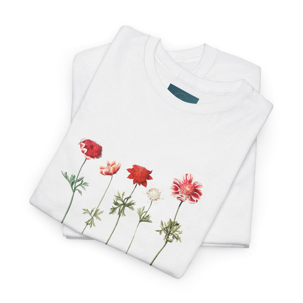 Botanical Flower T-Shirt – Unisex Cotton Tee for Nature Lovers