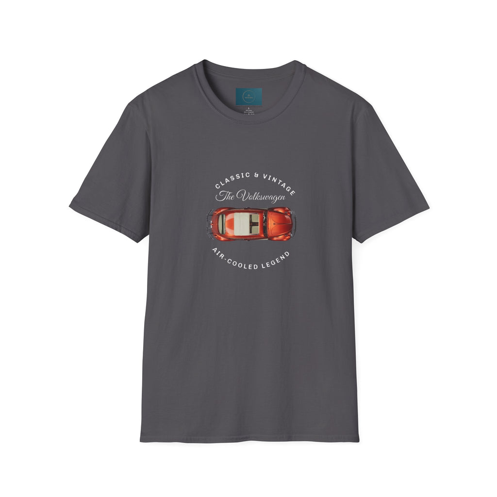 VW Beetle Graphic Tee – Softstyle Unisex T-Shirt, Car Enthusiast Gift, Casual Automotive Apparel
