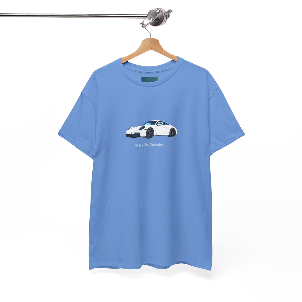 Porsche 'Oh no set destination' Tee – Stylish & Unique Cotton t-shirt