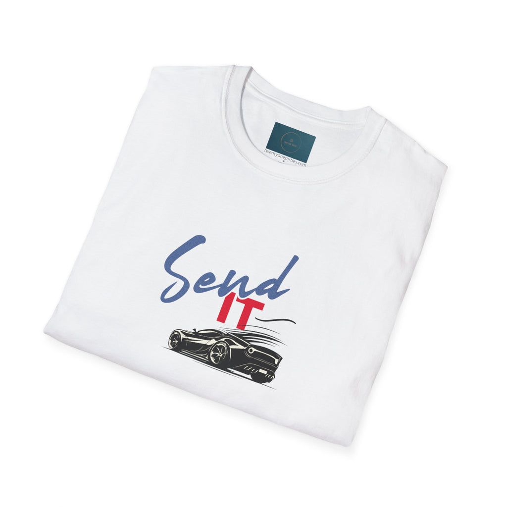 "Send It" Graphic sports car Tee – Car Culture Graphic Shirt, Unisex Fit
