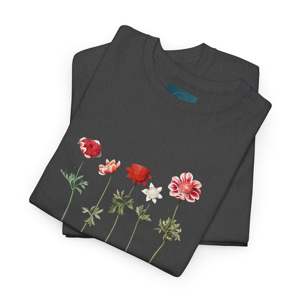 Botanical Flower T-Shirt – Unisex Cotton Tee for Nature Lovers
